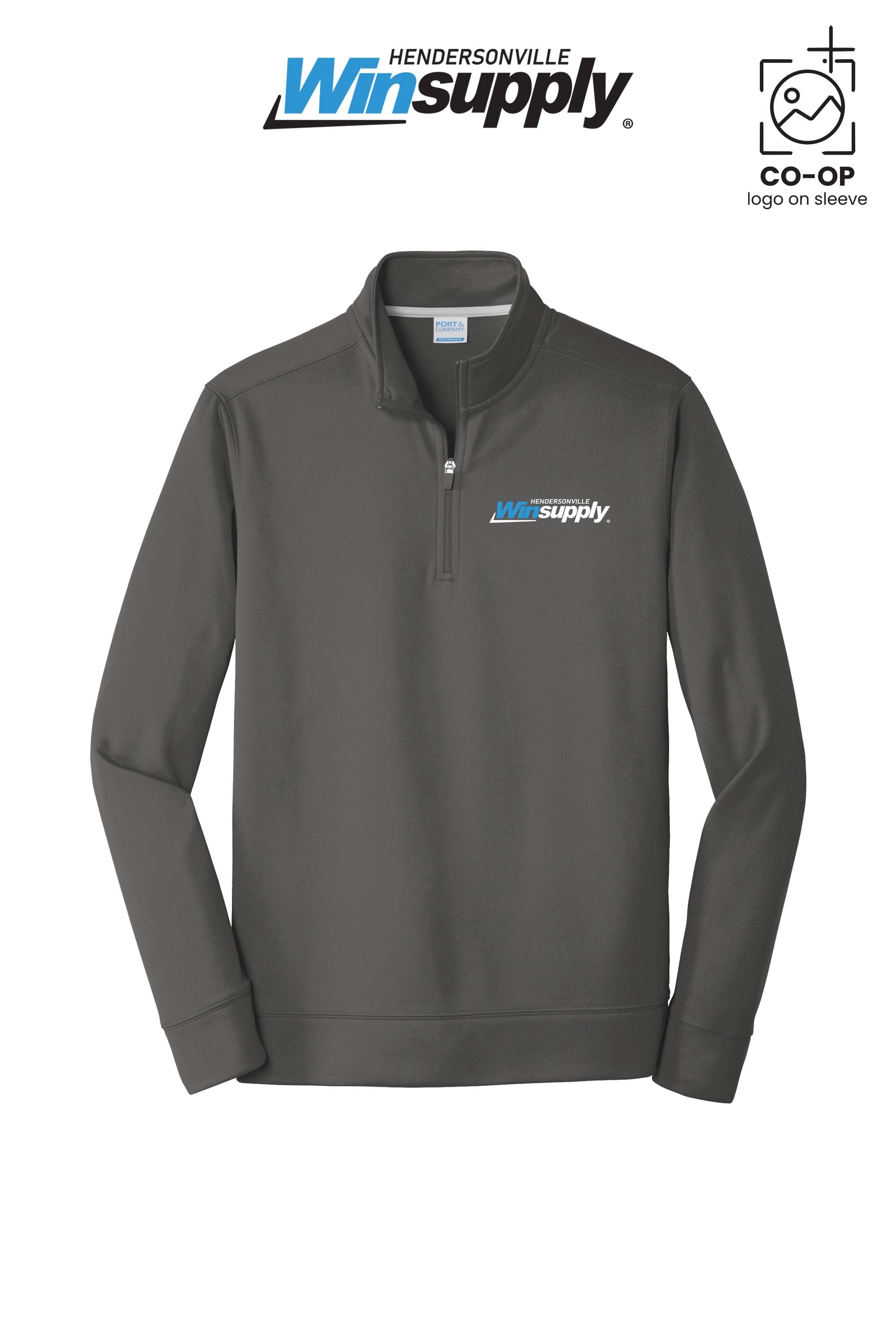 Port & Co™ Performance Fleece 1/4-Zip Pullover Sweatshirt - Winsupply of Hendersonville