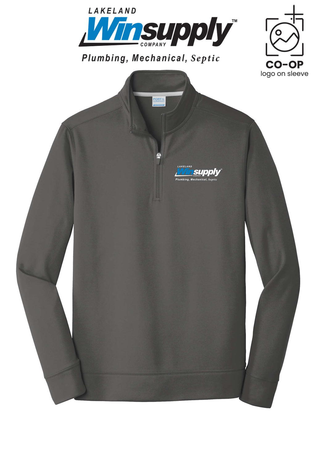 Port & Co™ Performance Fleece 1/4-Zip Pullover Sweatshirt - Lakeland Winsupply