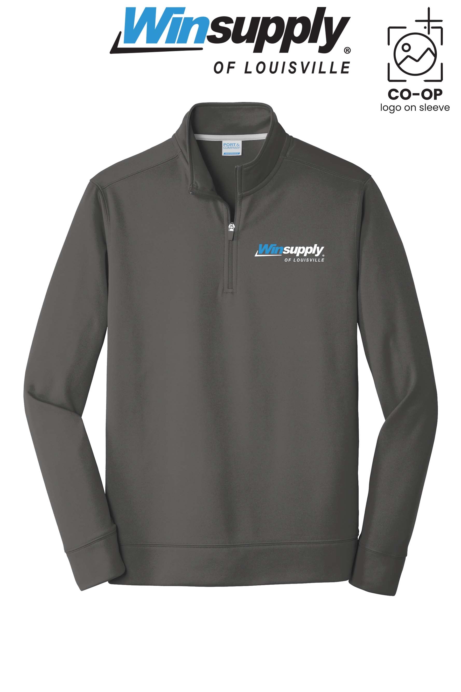 Port & Co™ Performance Fleece 1/4-Zip Pullover Sweatshirt - Winsupply of Louisville KY