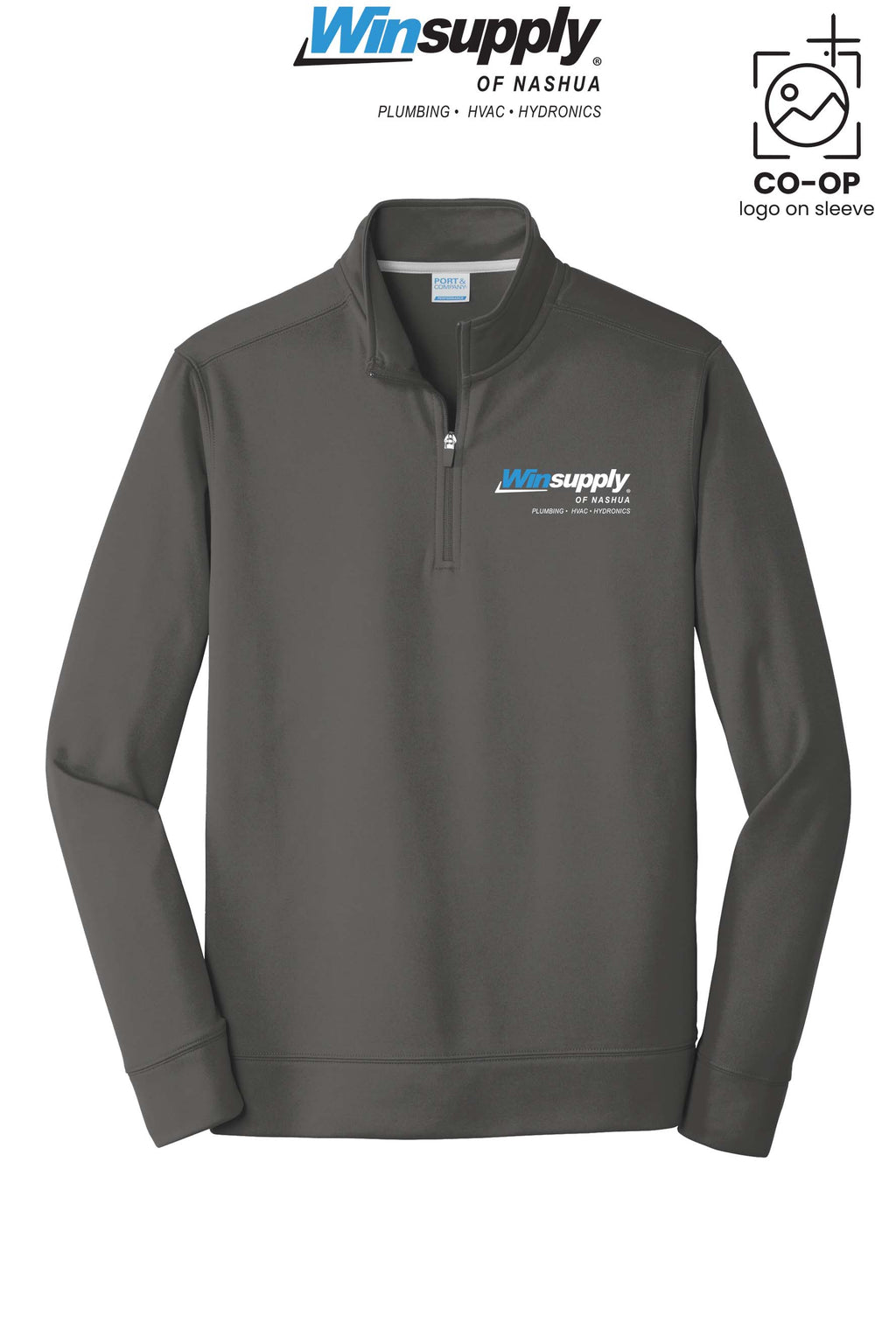 Port & Co™ Performance Fleece 1/4-Zip Pullover Sweatshirt - Winsupply of Nashua
