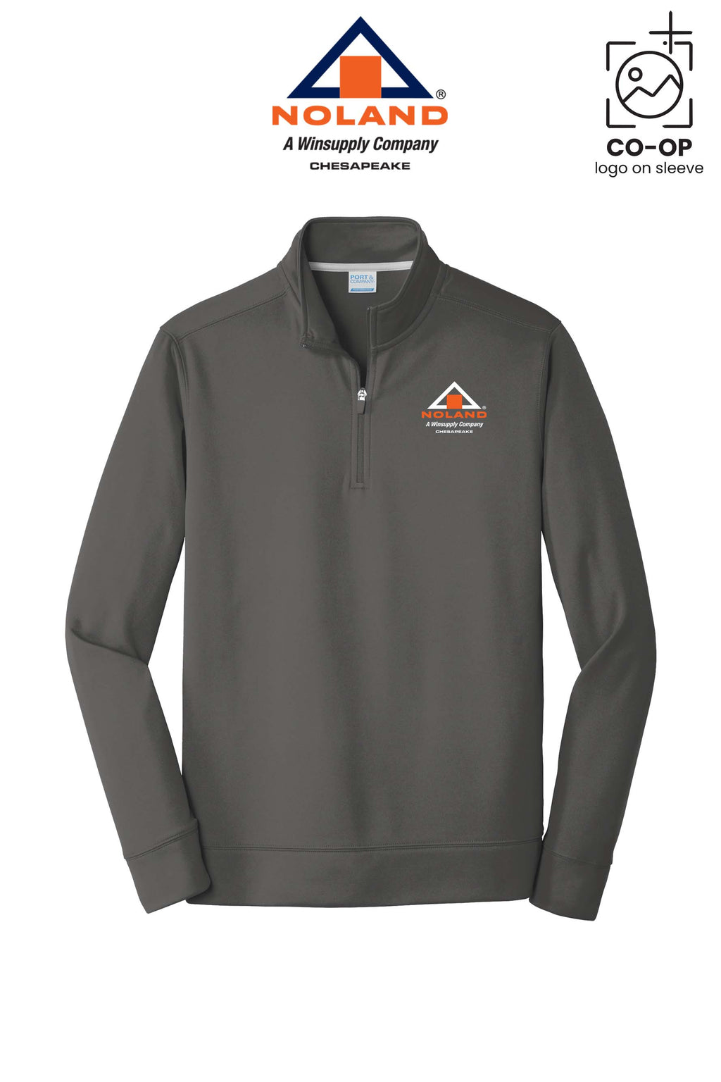 Port & Co™ Performance Fleece 1/4-Zip Pullover Sweatshirt - Noland Company Chesapeake