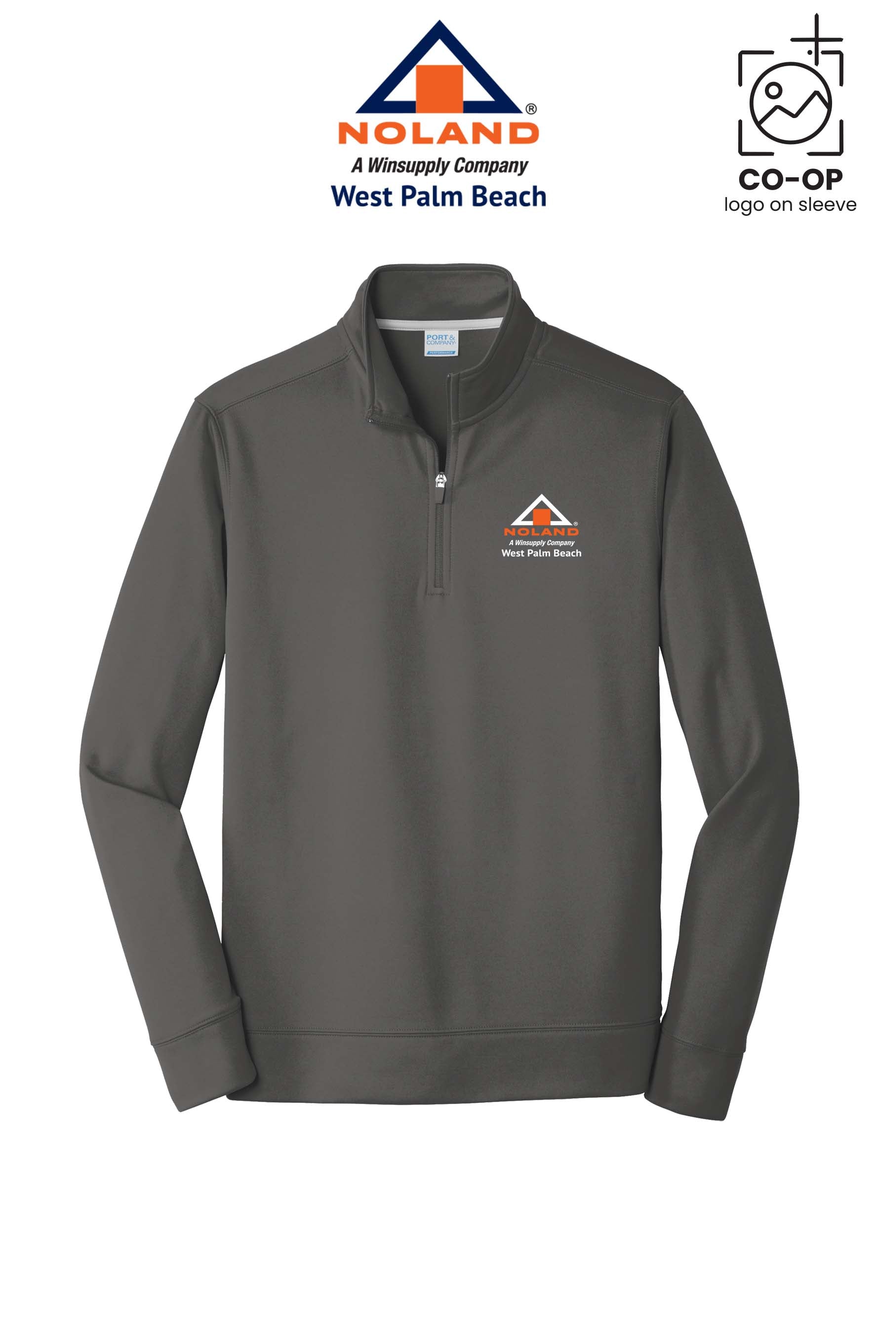 Port & Co™ Performance Fleece 1/4-Zip Pullover Sweatshirt - Noland West Palm Beach