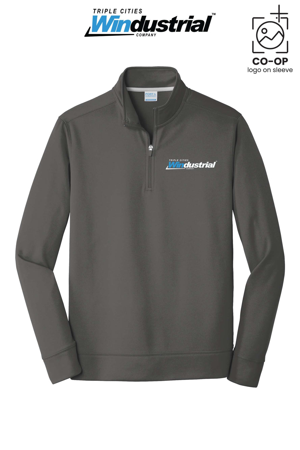Port & Co™ Performance Fleece 1/4-Zip Pullover Sweatshirt - Windustrial Triple Cities