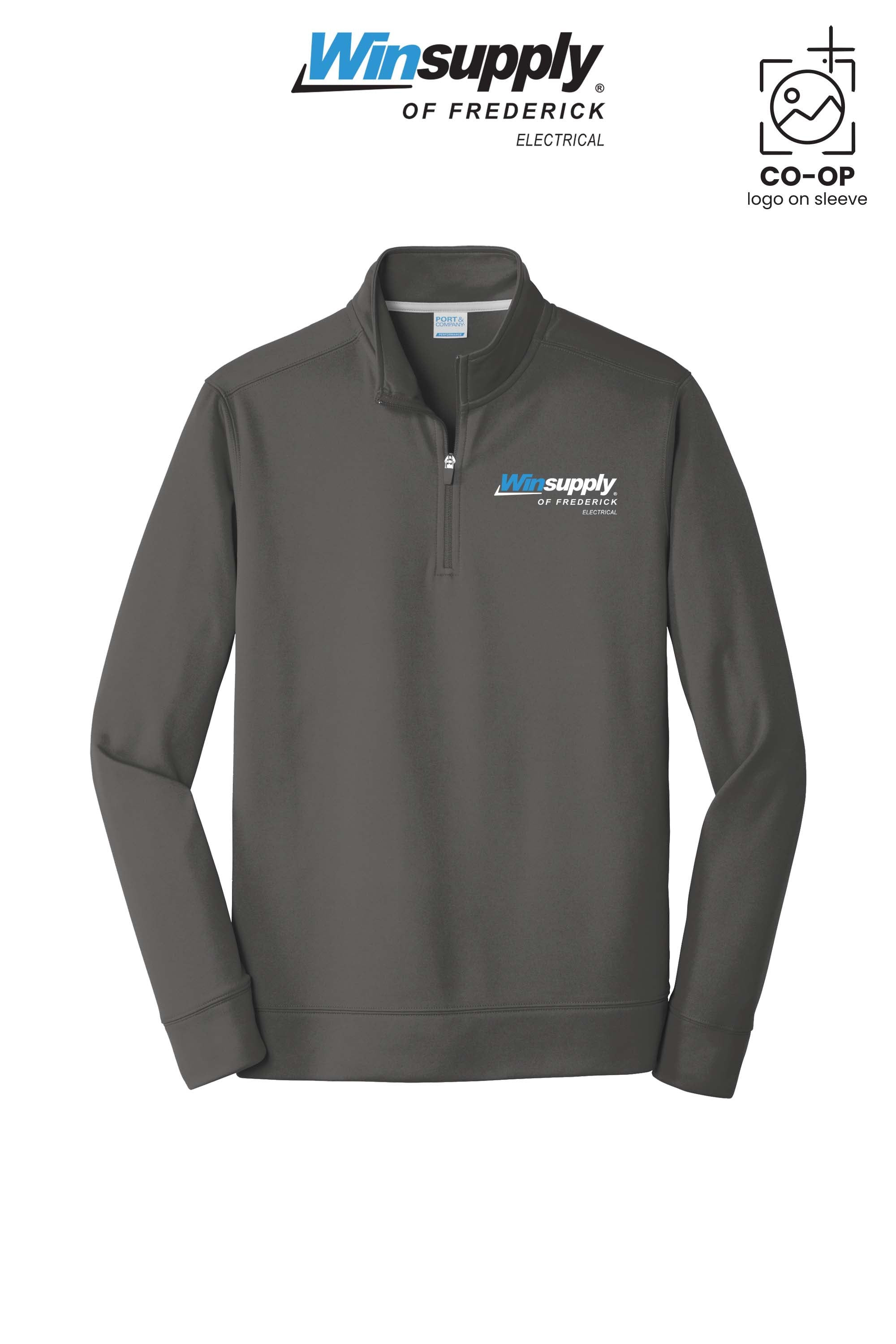 Port & Co™ Performance Fleece 1/4-Zip Pullover Sweatshirt - Winsupply of Frederick