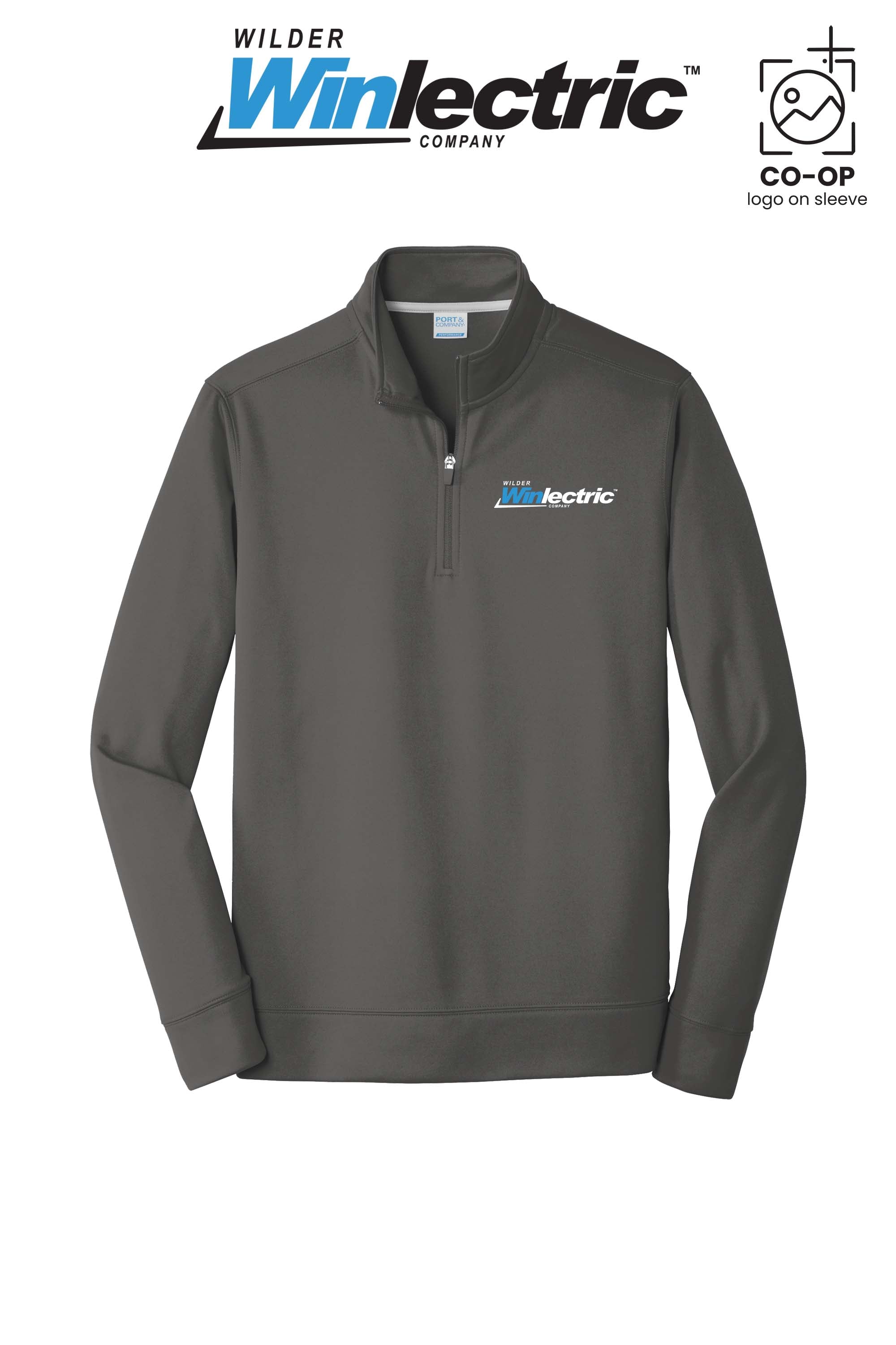 Port & Co™ Performance Fleece 1/4-Zip Pullover Sweatshirt - Wilder Winlectric