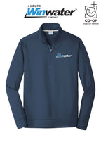 Port & Co™ Performance Fleece 1/4-Zip Pullover Sweatshirt - Auburn Winwater