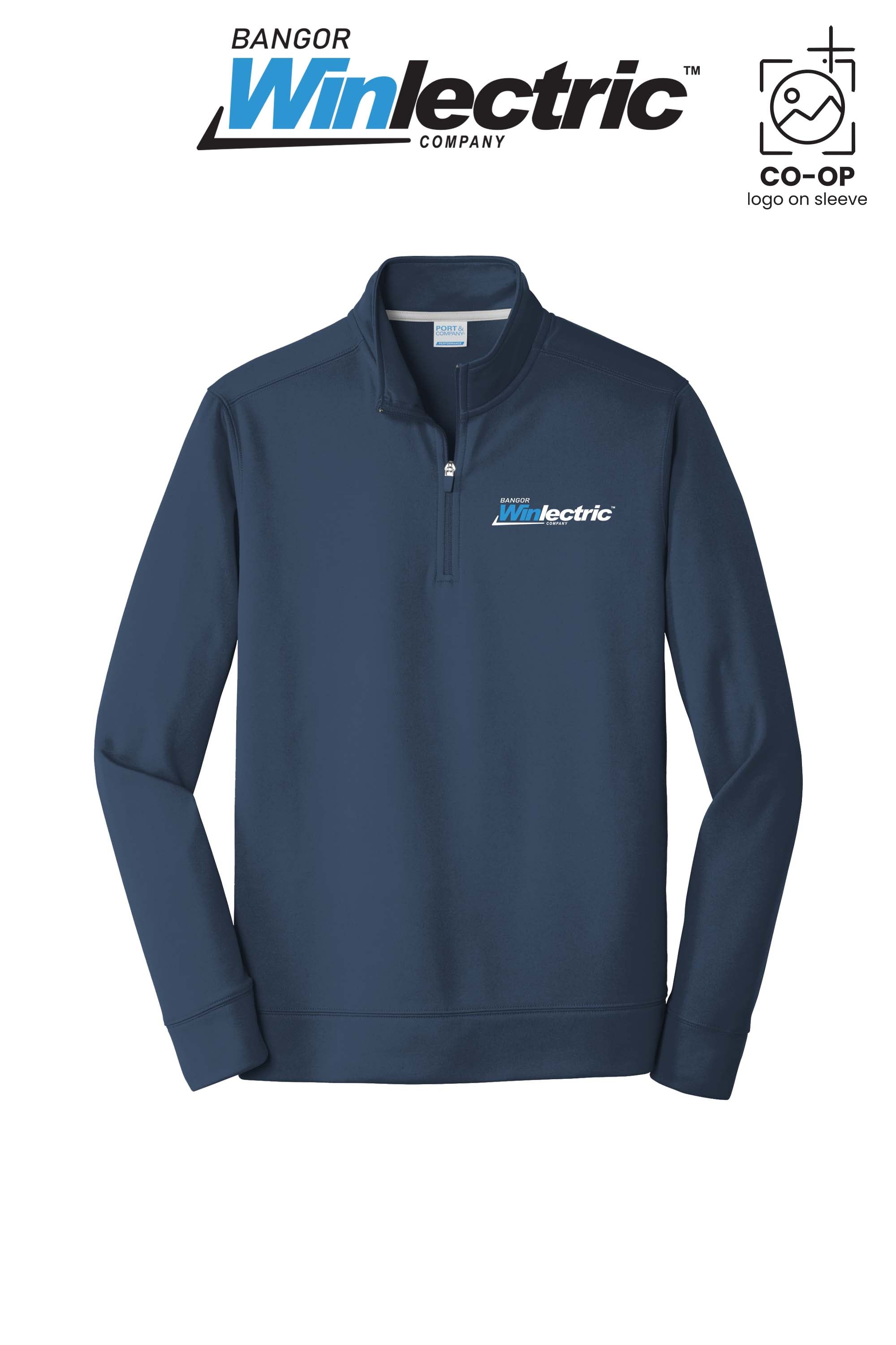 Port & Co™ Performance Fleece 1/4-Zip Pullover Sweatshirt - Winlectric Bangor