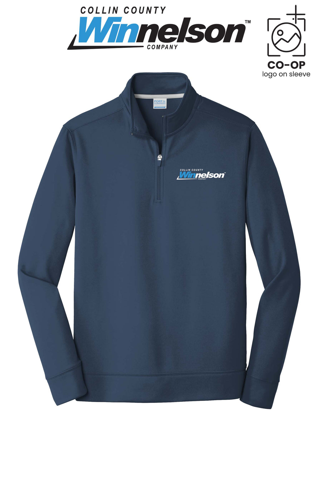 Port & Co™ Performance Fleece 1/4-Zip Pullover Sweatshirt - Collin County Winnelson