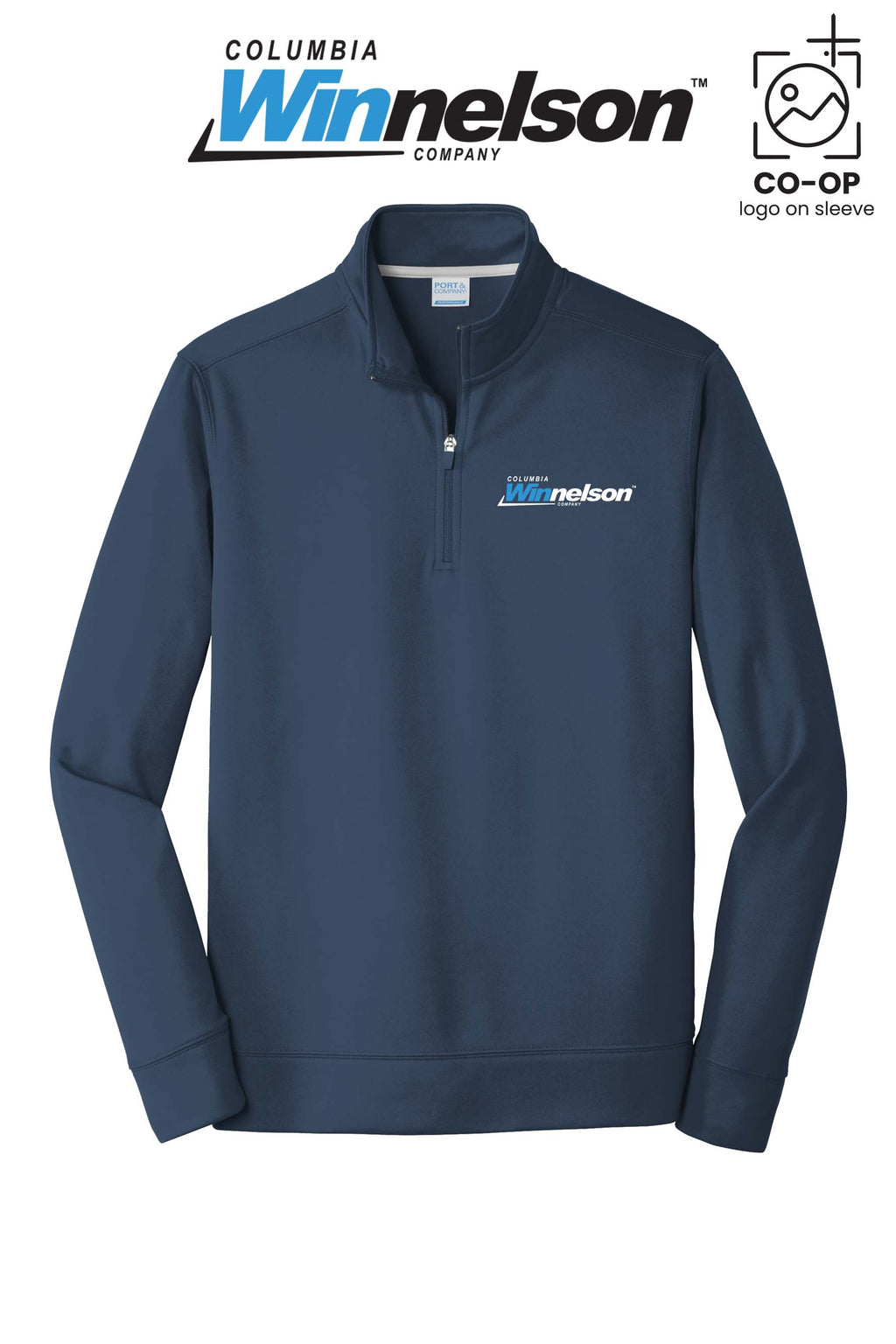 Port & Co™ Performance Fleece 1/4-Zip Pullover Sweatshirt - Columbia MO Winnelson
