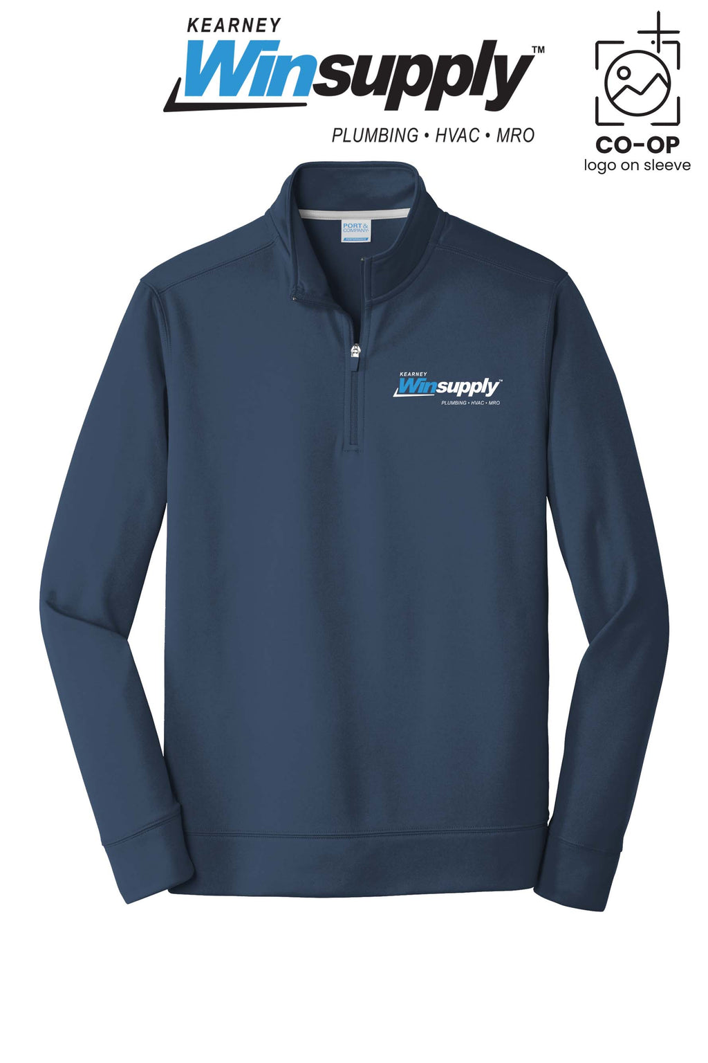 Port & Co™ Performance Fleece 1/4-Zip Pullover Sweatshirt - Kearney Winsupply