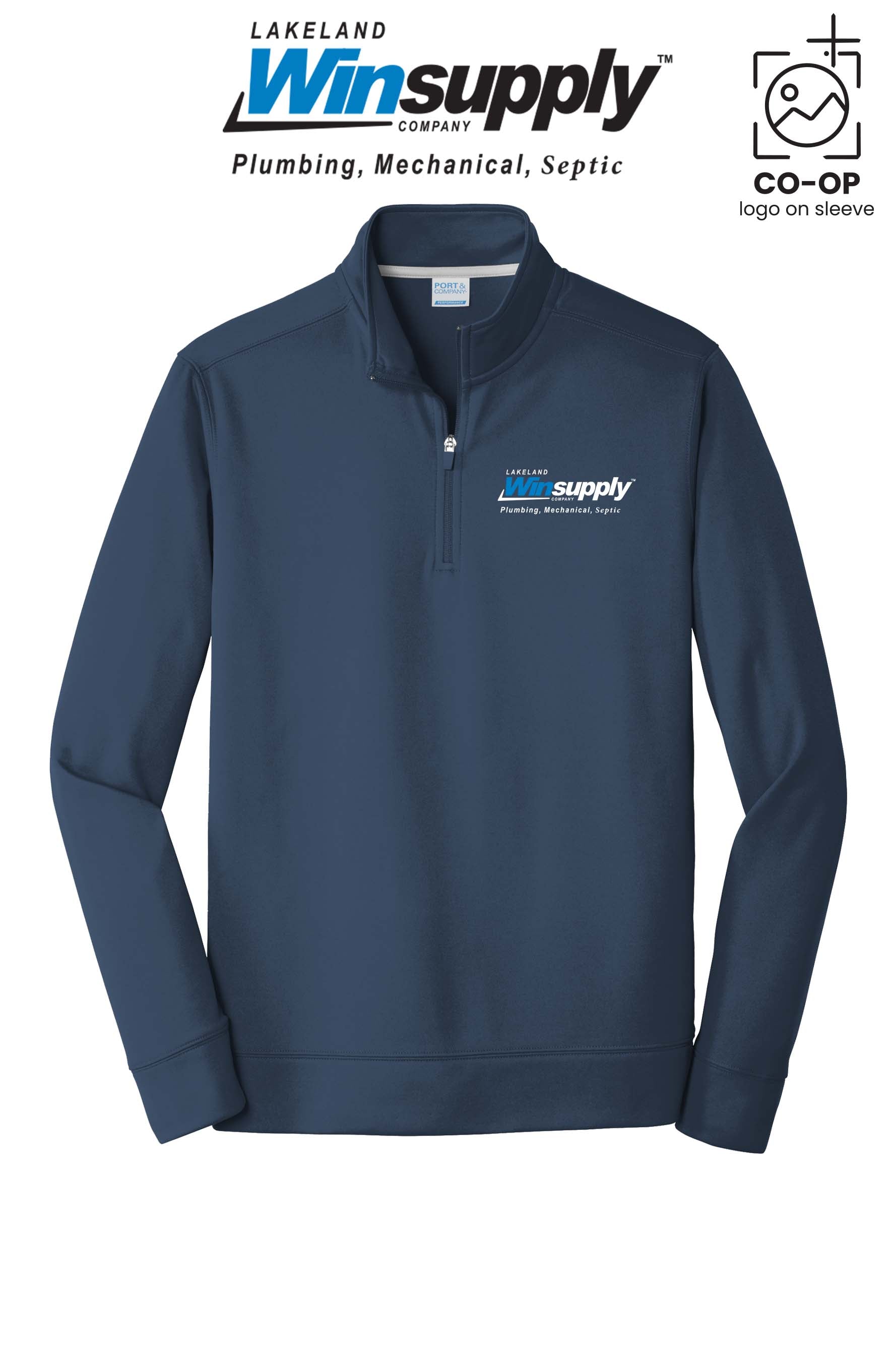Port & Co™ Performance Fleece 1/4-Zip Pullover Sweatshirt - Lakeland Winsupply