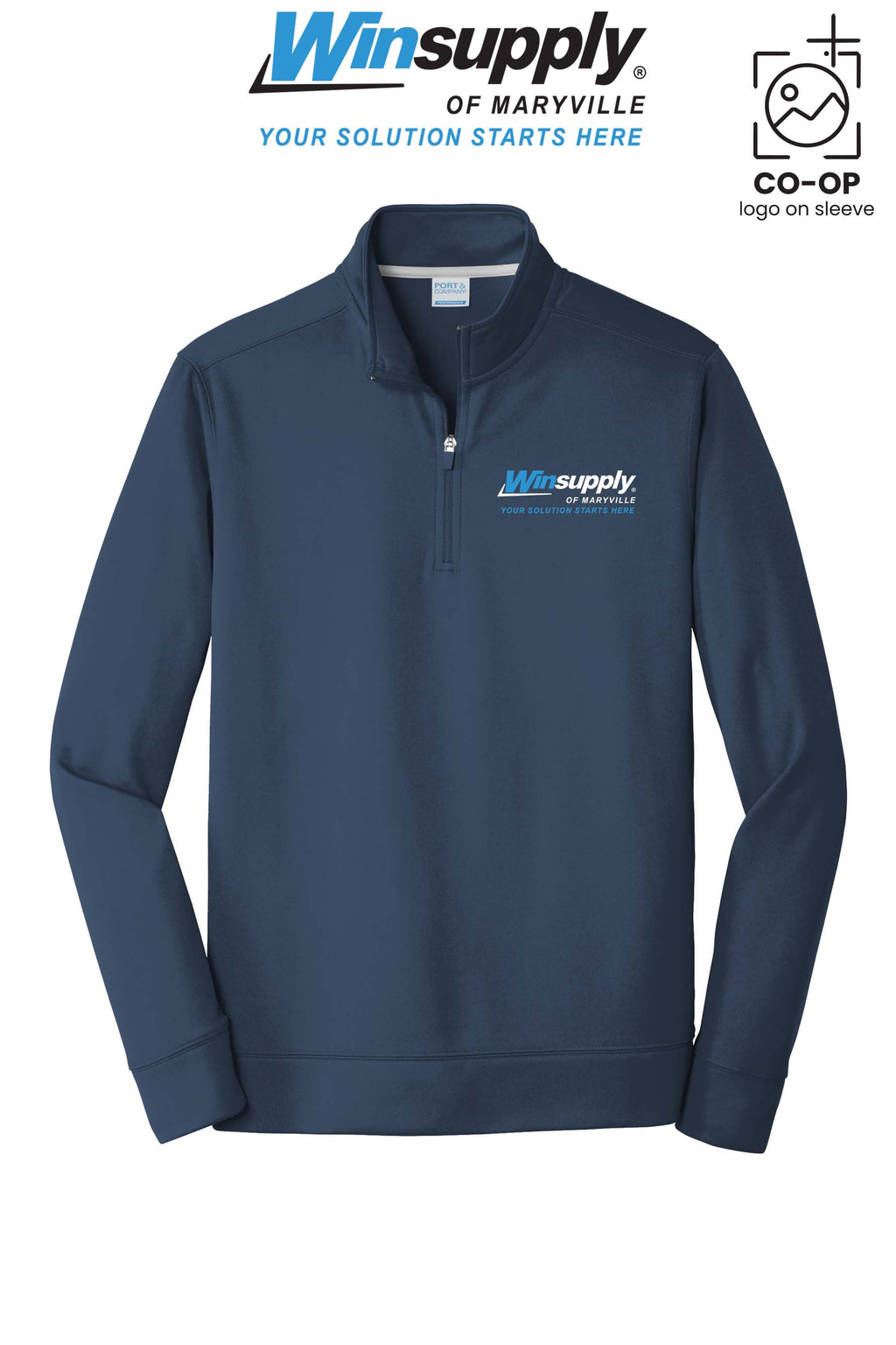 Port & Co™ Performance Fleece 1/4-Zip Pullover Sweatshirt - Winsupply of Maryville