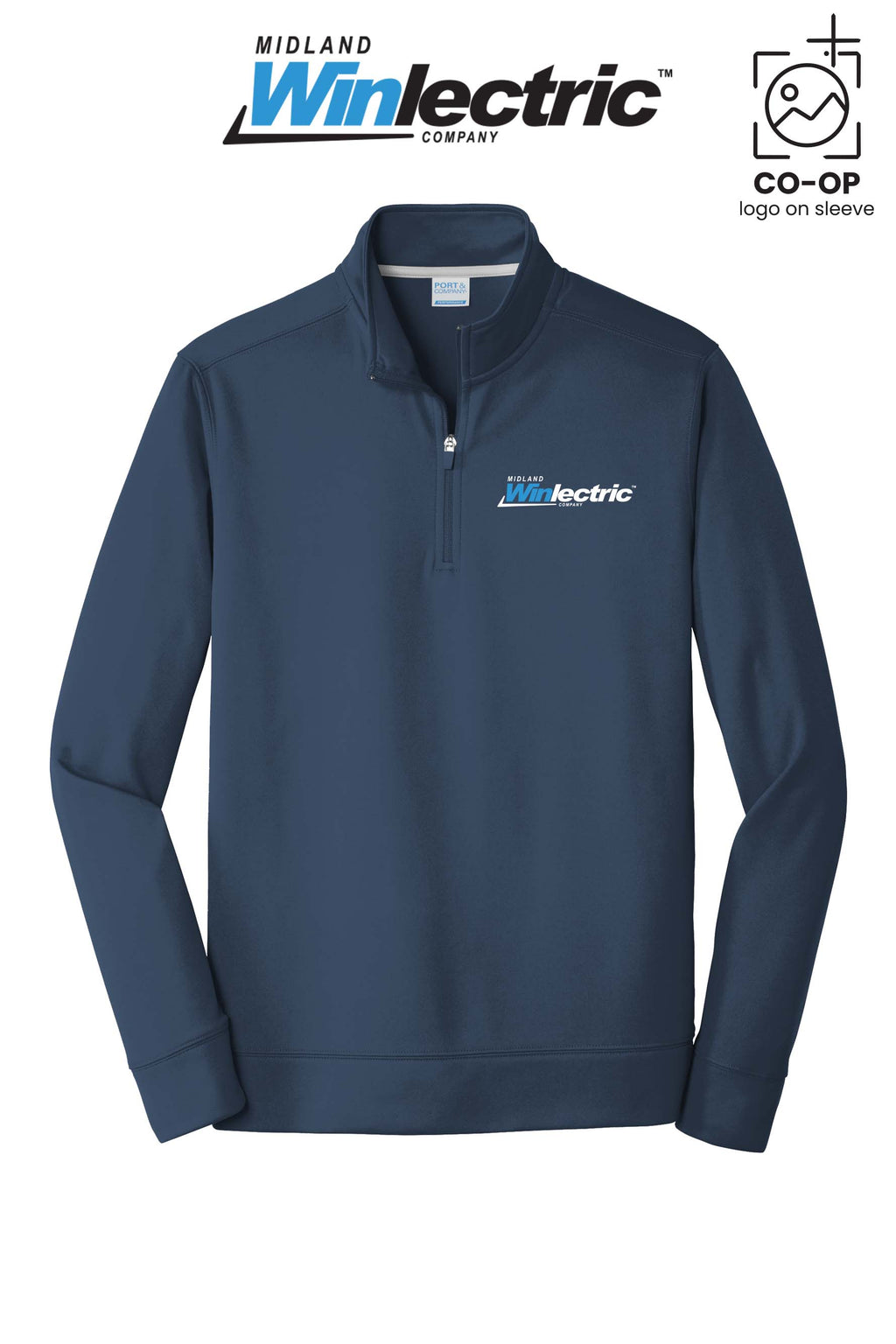 Port & Co™ Performance Fleece 1/4-Zip Pullover Sweatshirt - Winlectric of Midland