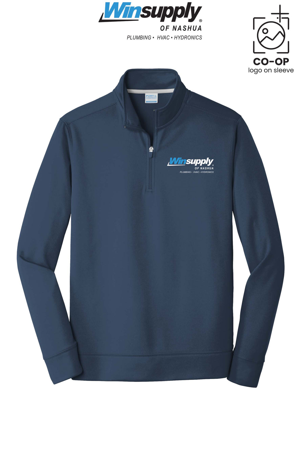 Port & Co™ Performance Fleece 1/4-Zip Pullover Sweatshirt - Winsupply of Nashua