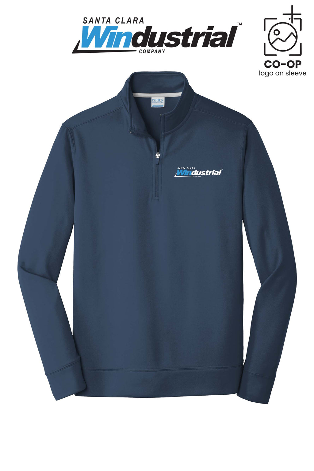 Port & Co™ Performance Fleece 1/4-Zip Pullover Sweatshirt - Santa Clara Windustrial