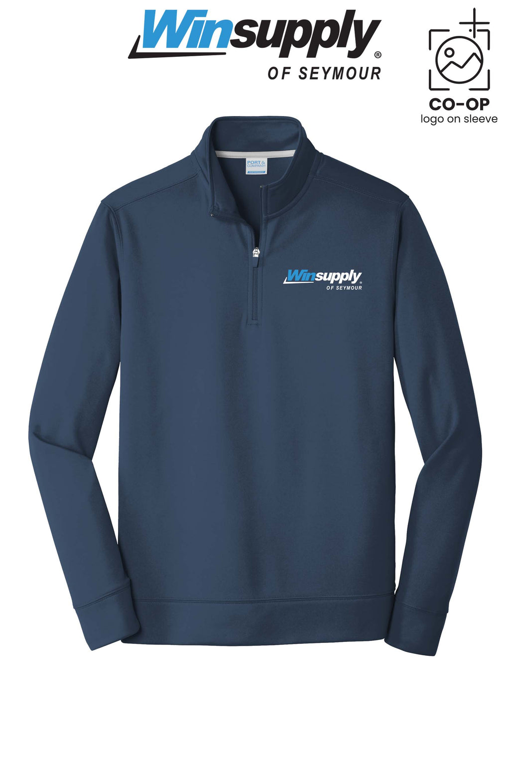 Port & Co™ Performance Fleece 1/4-Zip Pullover Sweatshirt - Winsupply of Seymour IN