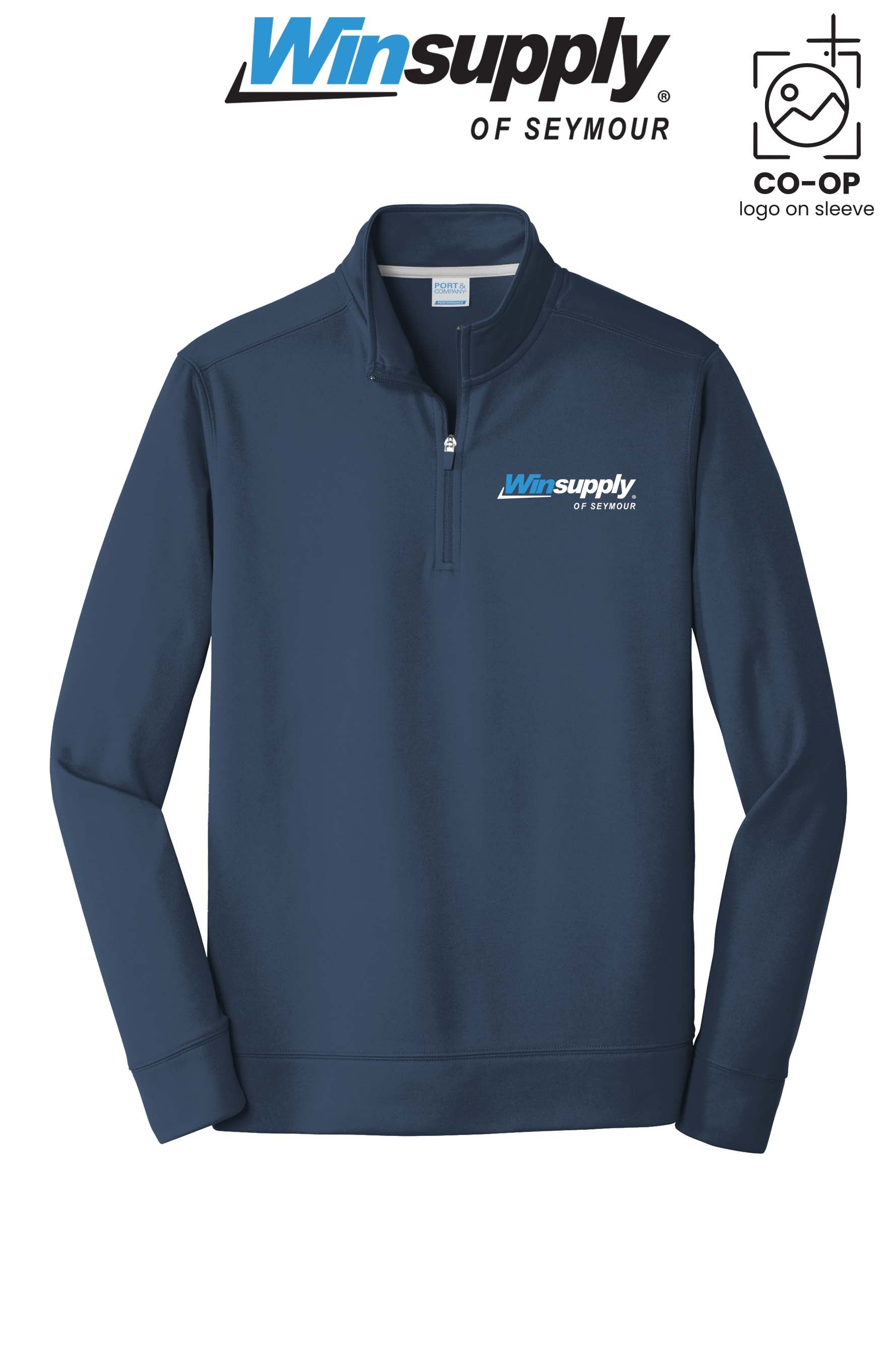 Port & Co™ Performance Fleece 1/4-Zip Pullover Sweatshirt - Winsupply of Seymour IN