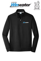 Port & Co™ Performance Fleece 1/4-Zip Pullover Sweatshirt - Auburn Winwater