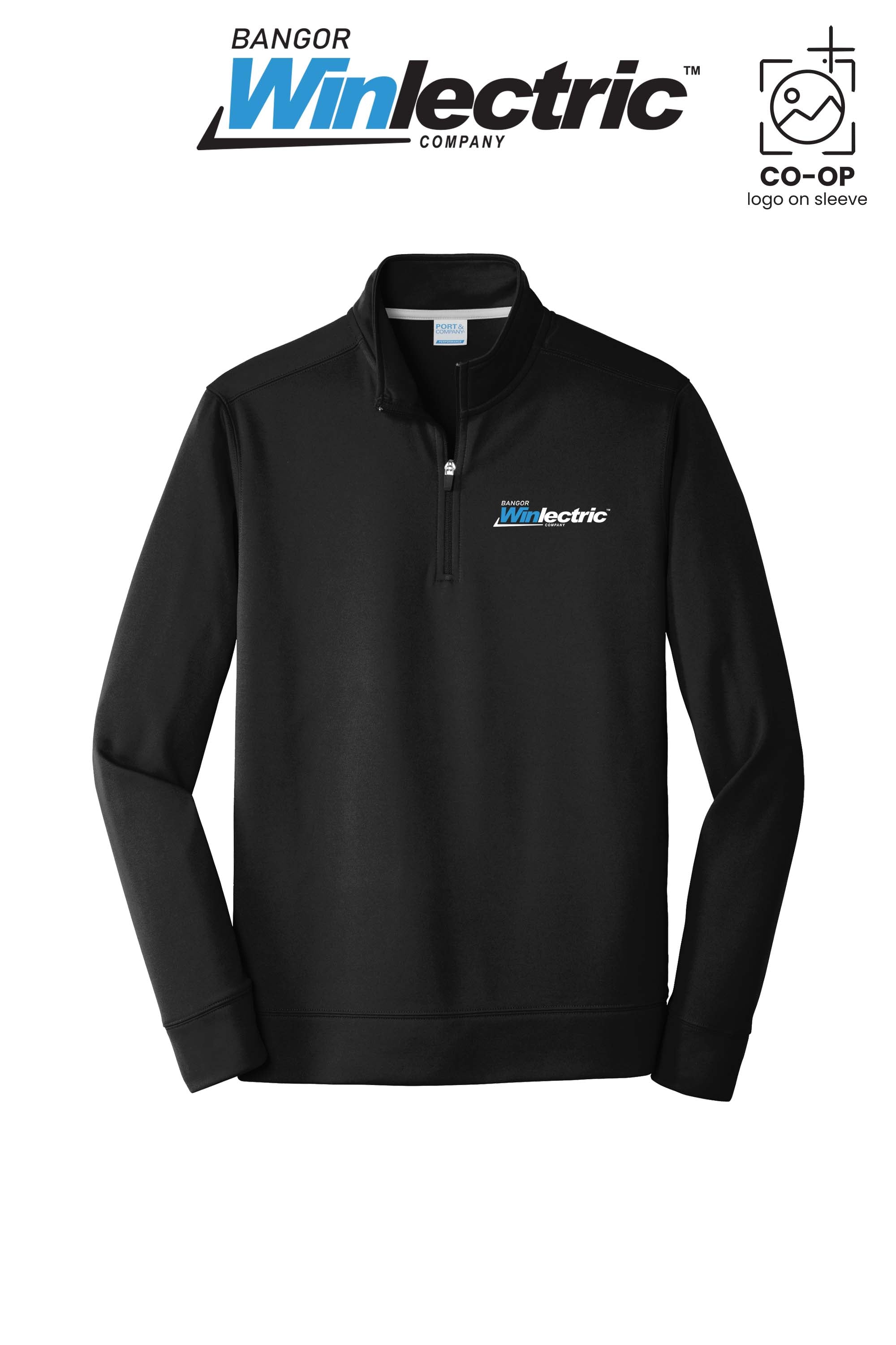 Port & Co™ Performance Fleece 1/4-Zip Pullover Sweatshirt - Winlectric Bangor