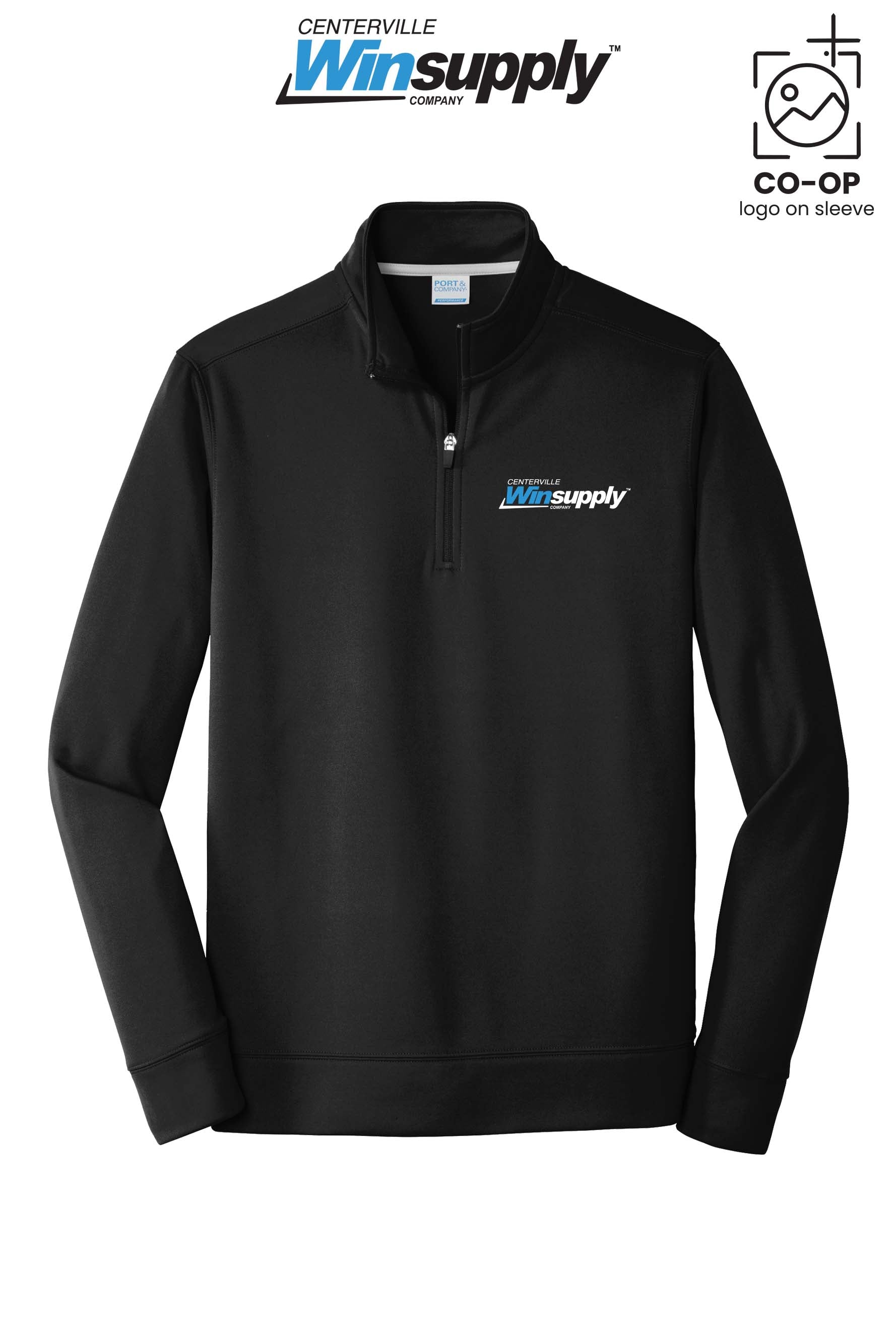 Port & Co™ Performance Fleece 1/4-Zip Pullover Sweatshirt - Winsupply Centerville OH