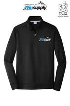 Port & Co™ Performance Fleece 1/4-Zip Pullover Sweatshirt - Winsupply Emerald City