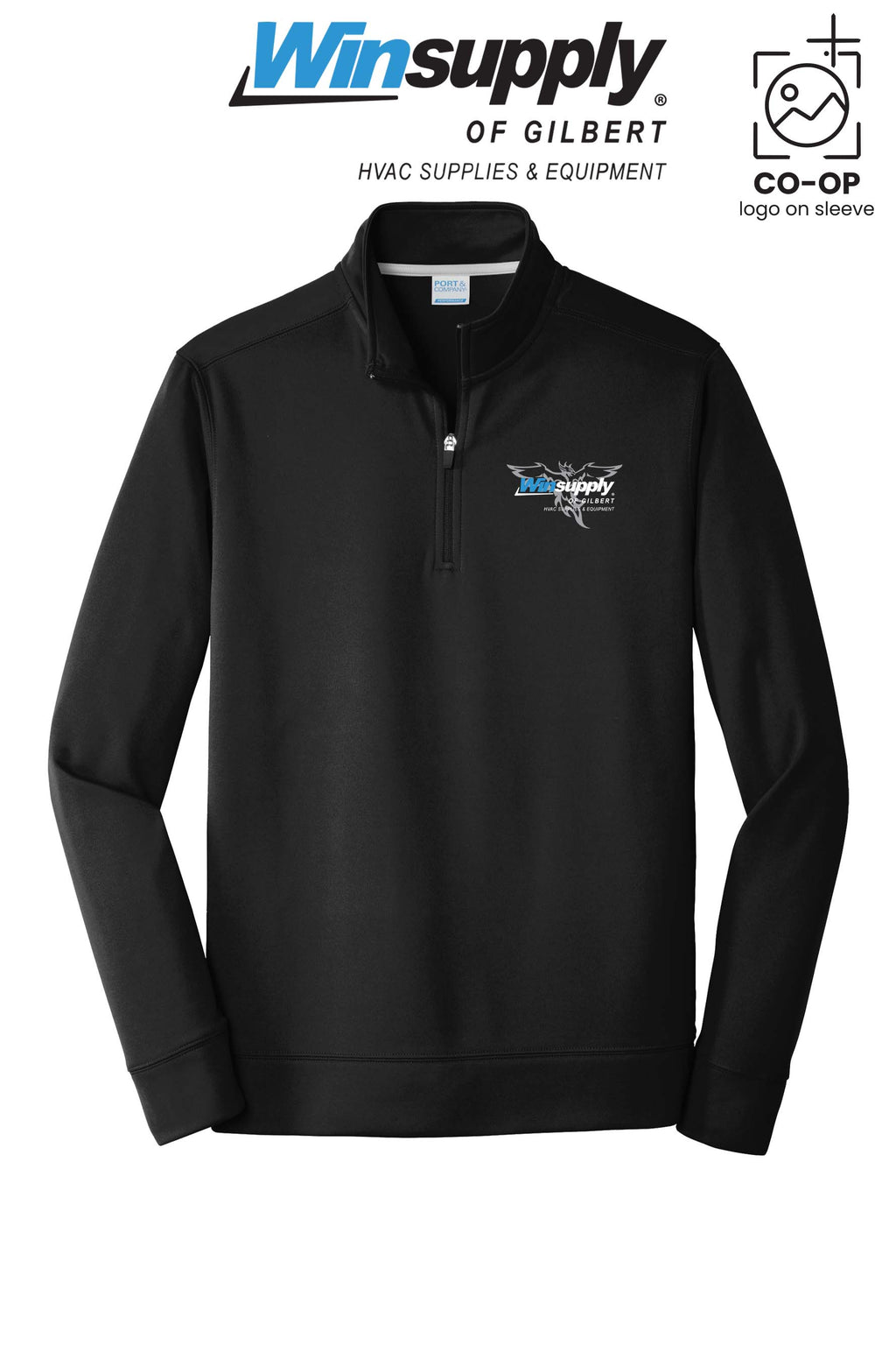 Port & Co™ Performance Fleece 1/4-Zip Pullover Sweatshirt - Winsupply of Gilbert