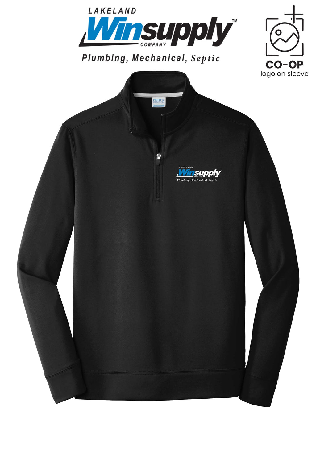 Port & Co™ Performance Fleece 1/4-Zip Pullover Sweatshirt - Lakeland Winsupply