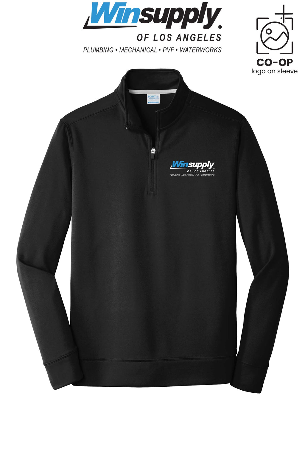 Port & Co™ Performance Fleece 1/4-Zip Pullover Sweatshirt - Winsupply of Los Angeles
