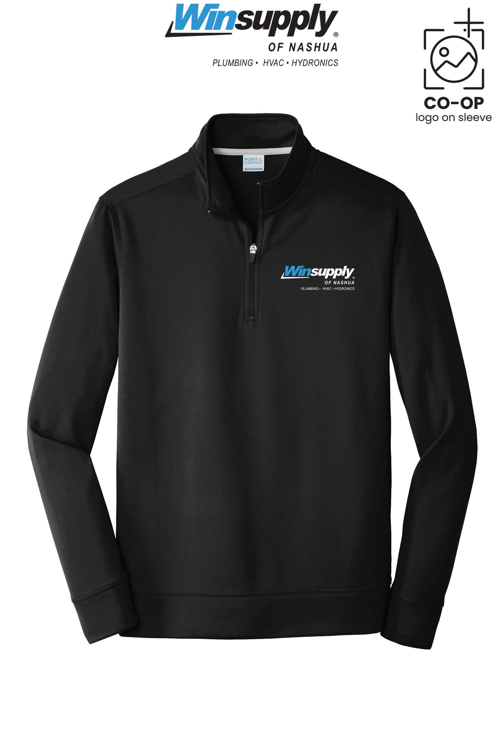 Port & Co™ Performance Fleece 1/4-Zip Pullover Sweatshirt - Winsupply of Nashua
