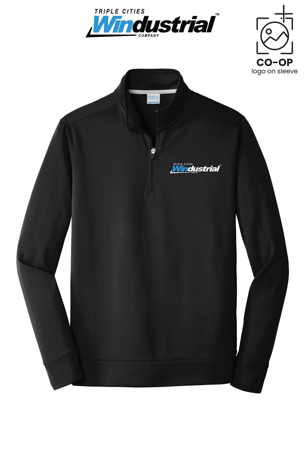 Port & Co™ Performance Fleece 1/4-Zip Pullover Sweatshirt - Windustrial Triple Cities