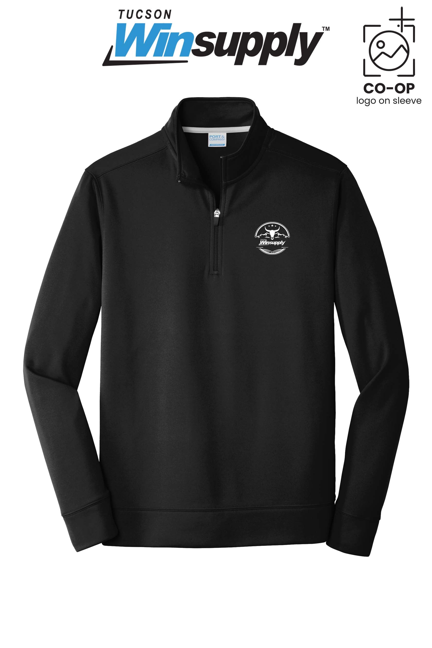Port & Co™ Performance Fleece 1/4-Zip Pullover Sweatshirt - Winsupply Tucson AZ