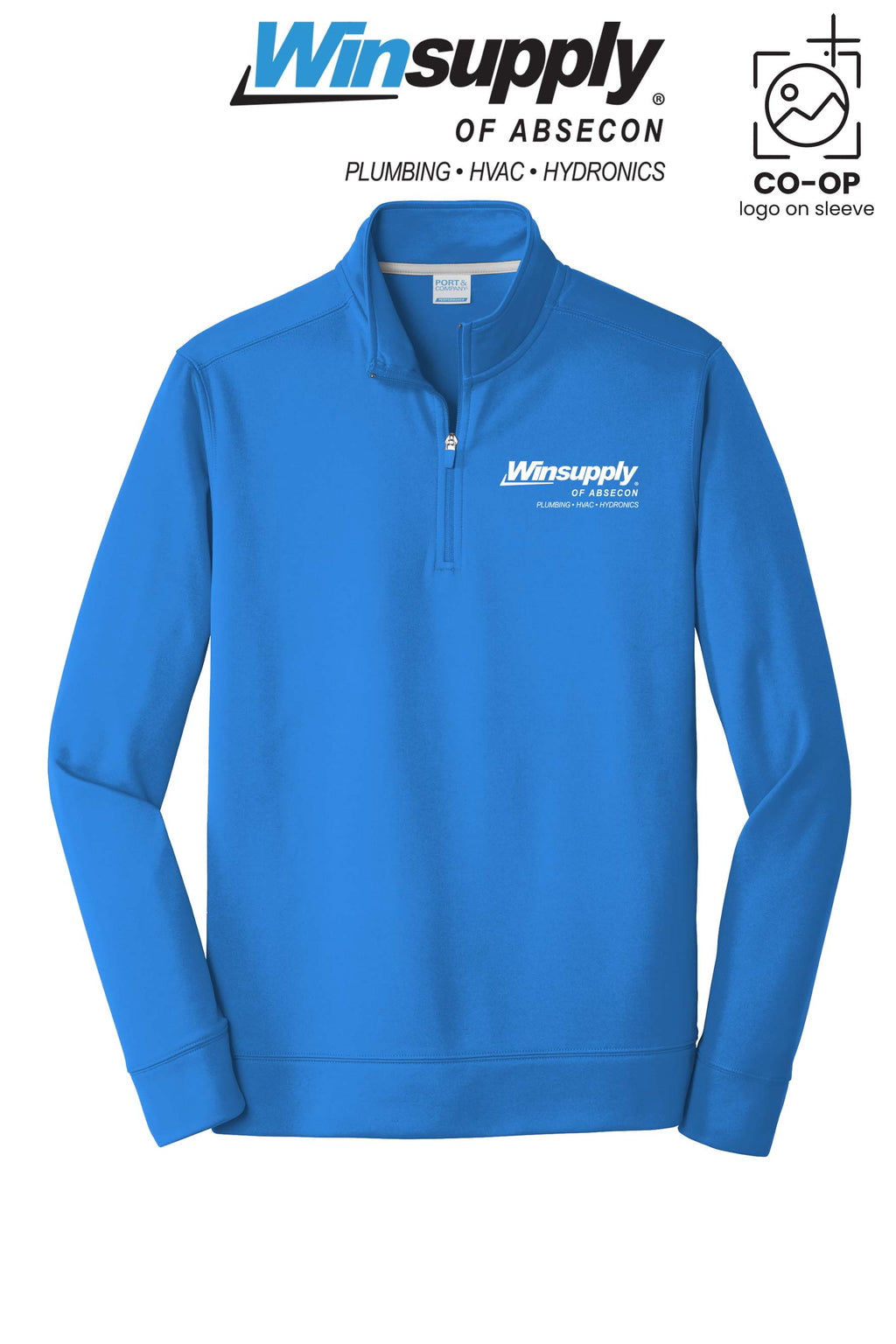 Port & Co™ Performance Fleece 1/4-Zip Pullover Sweatshirt - Winsupply of Absecon