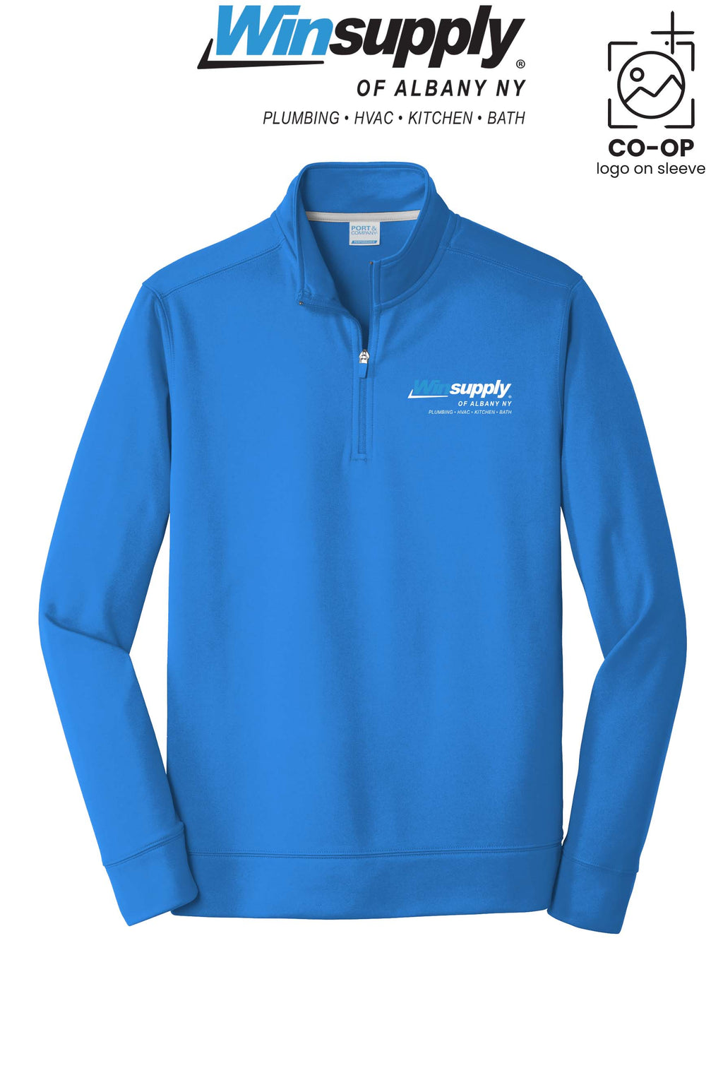 Port & Co™ Performance Fleece 1/4-Zip Pullover Sweatshirt - Winsupply of Albany NY