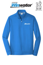 Port & Co™ Performance Fleece 1/4-Zip Pullover Sweatshirt - Auburn Winwater