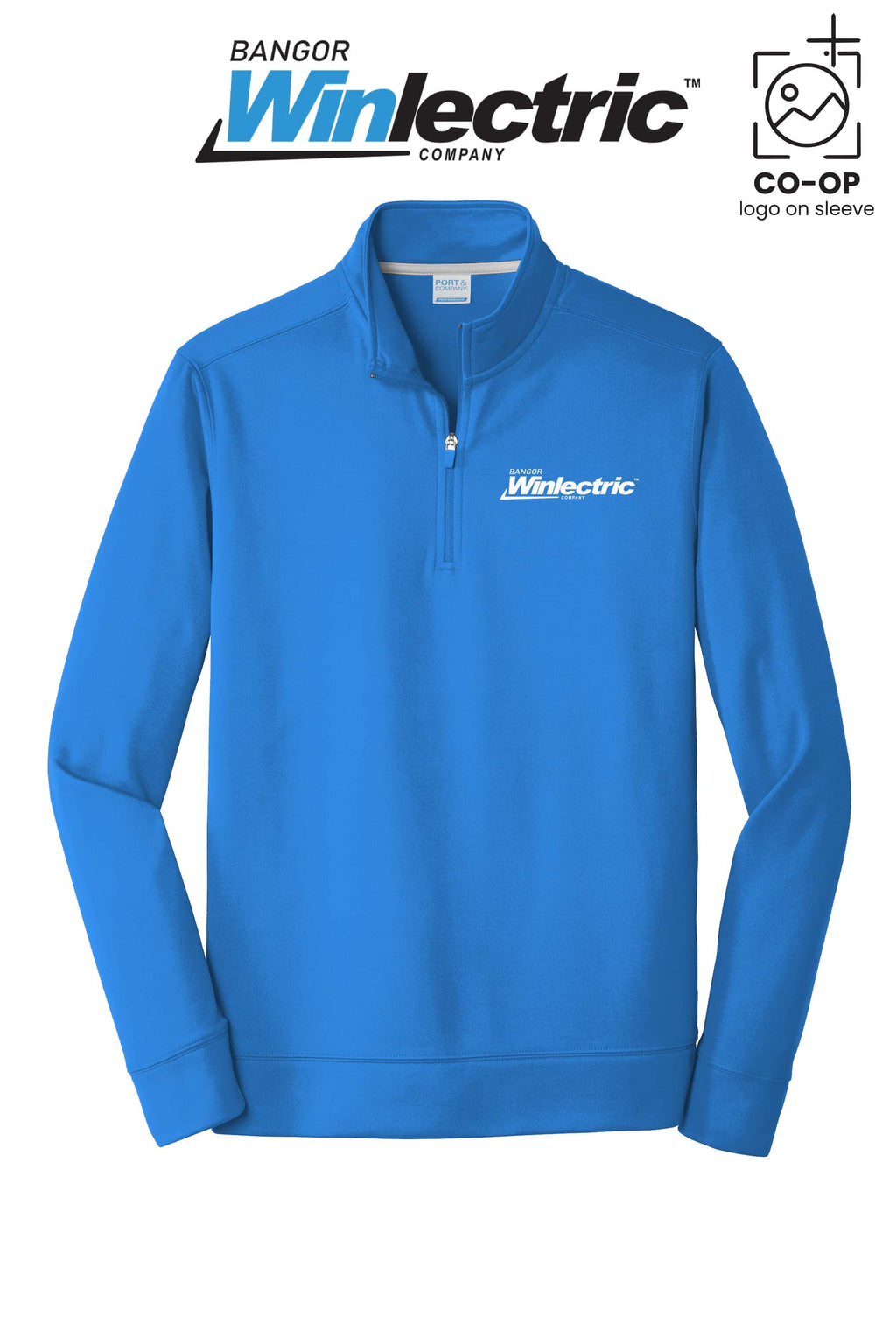 Port & Co™ Performance Fleece 1/4-Zip Pullover Sweatshirt - Winlectric Bangor
