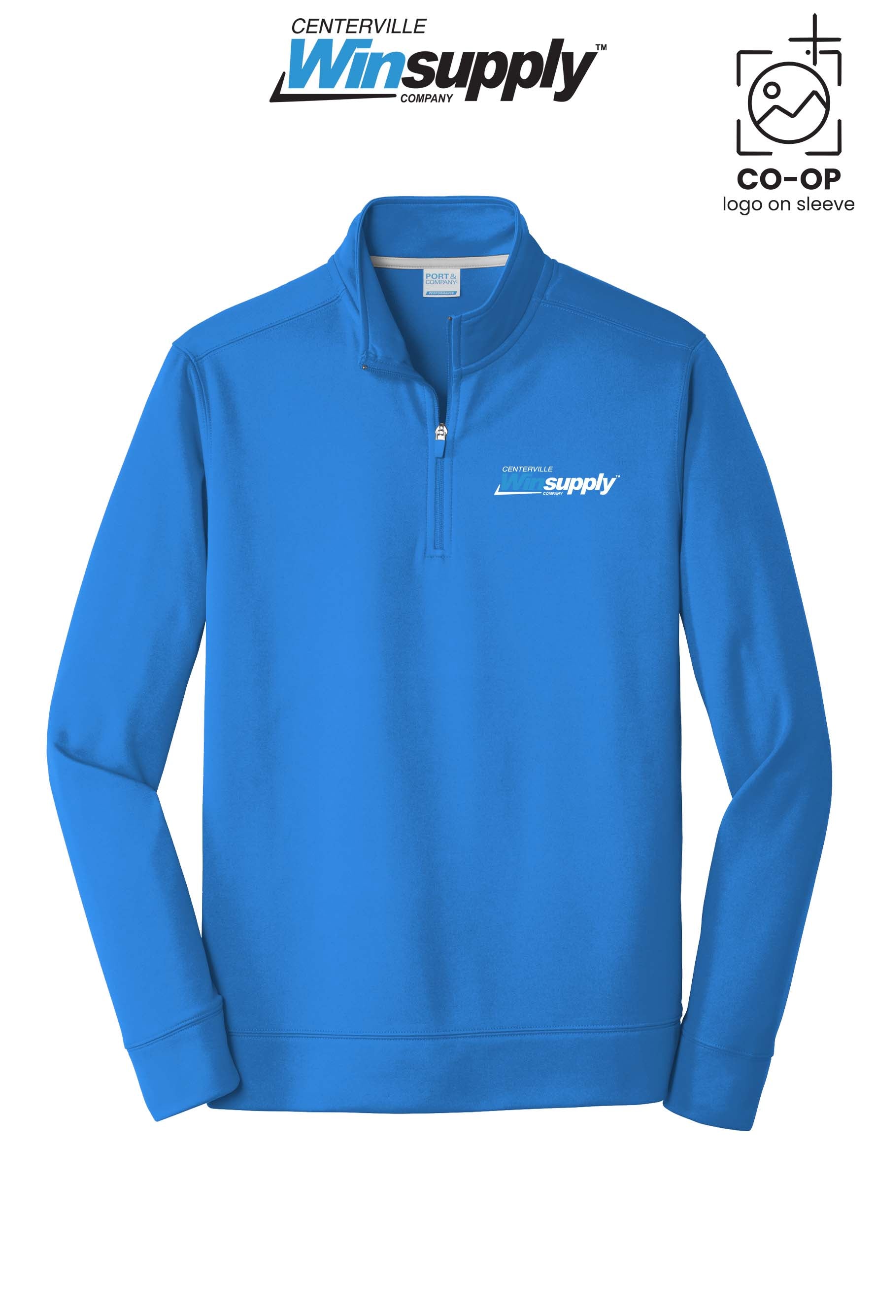 Port & Co™ Performance Fleece 1/4-Zip Pullover Sweatshirt - Winsupply Centerville OH