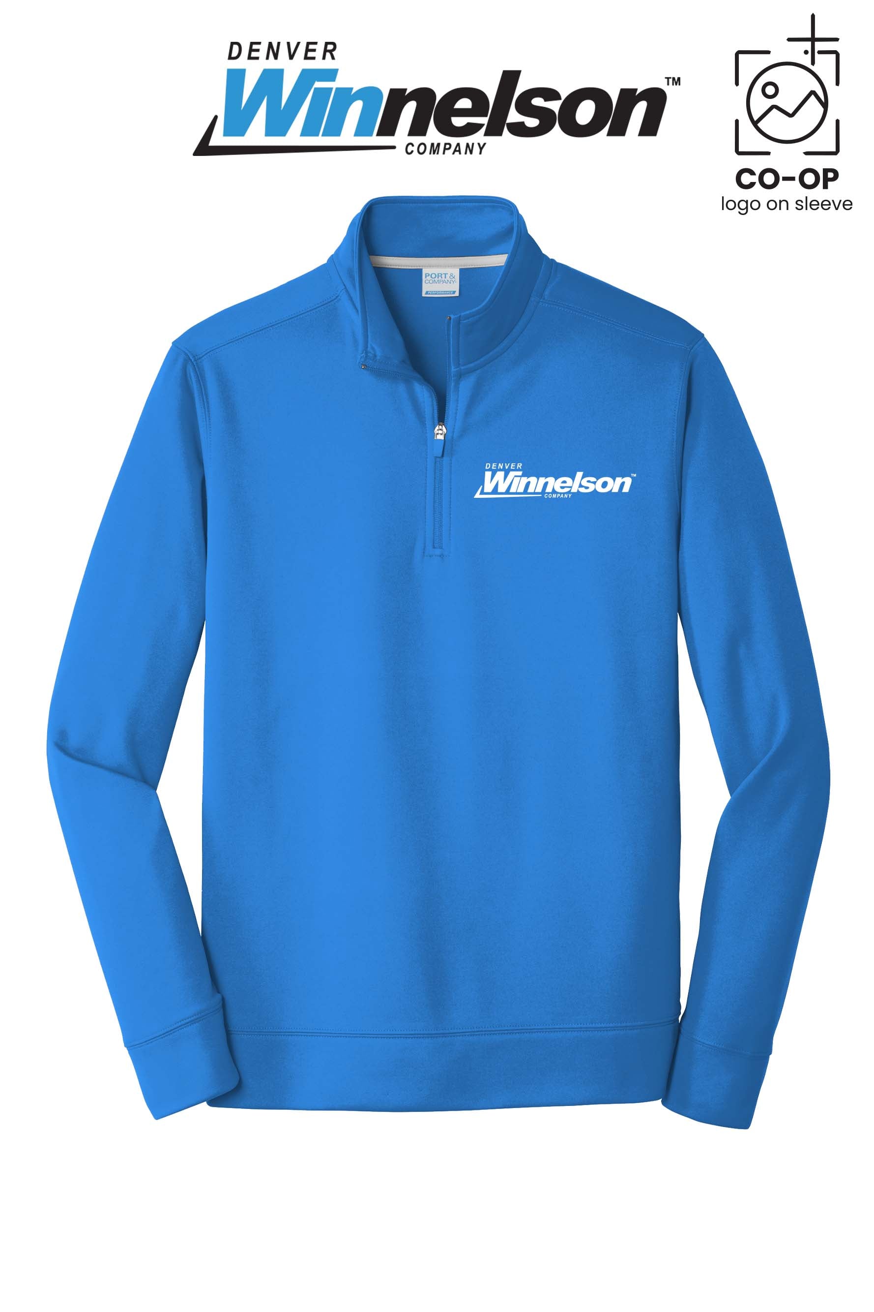 Port & Co™ Performance Fleece 1/4-Zip Pullover Sweatshirt - Denver Winnelson