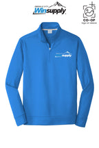 Port & Co™ Performance Fleece 1/4-Zip Pullover Sweatshirt - Winsupply Emerald City