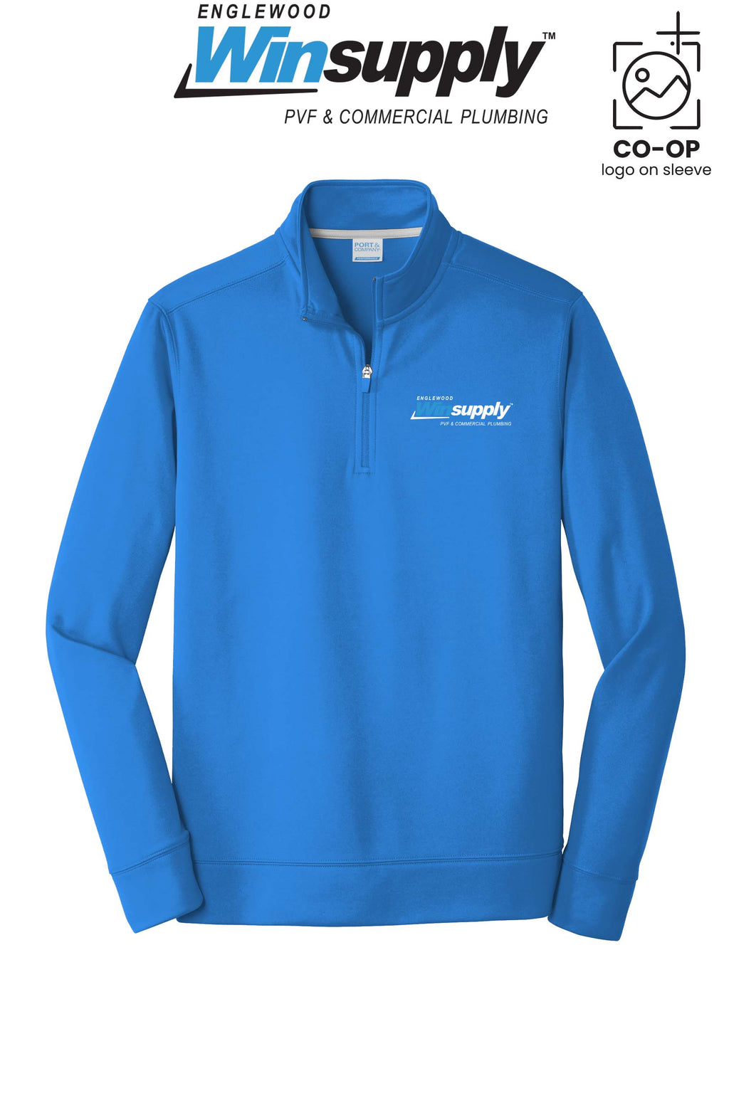 Port & Co™ Performance Fleece 1/4-Zip Pullover Sweatshirt - Englewood Winsupply