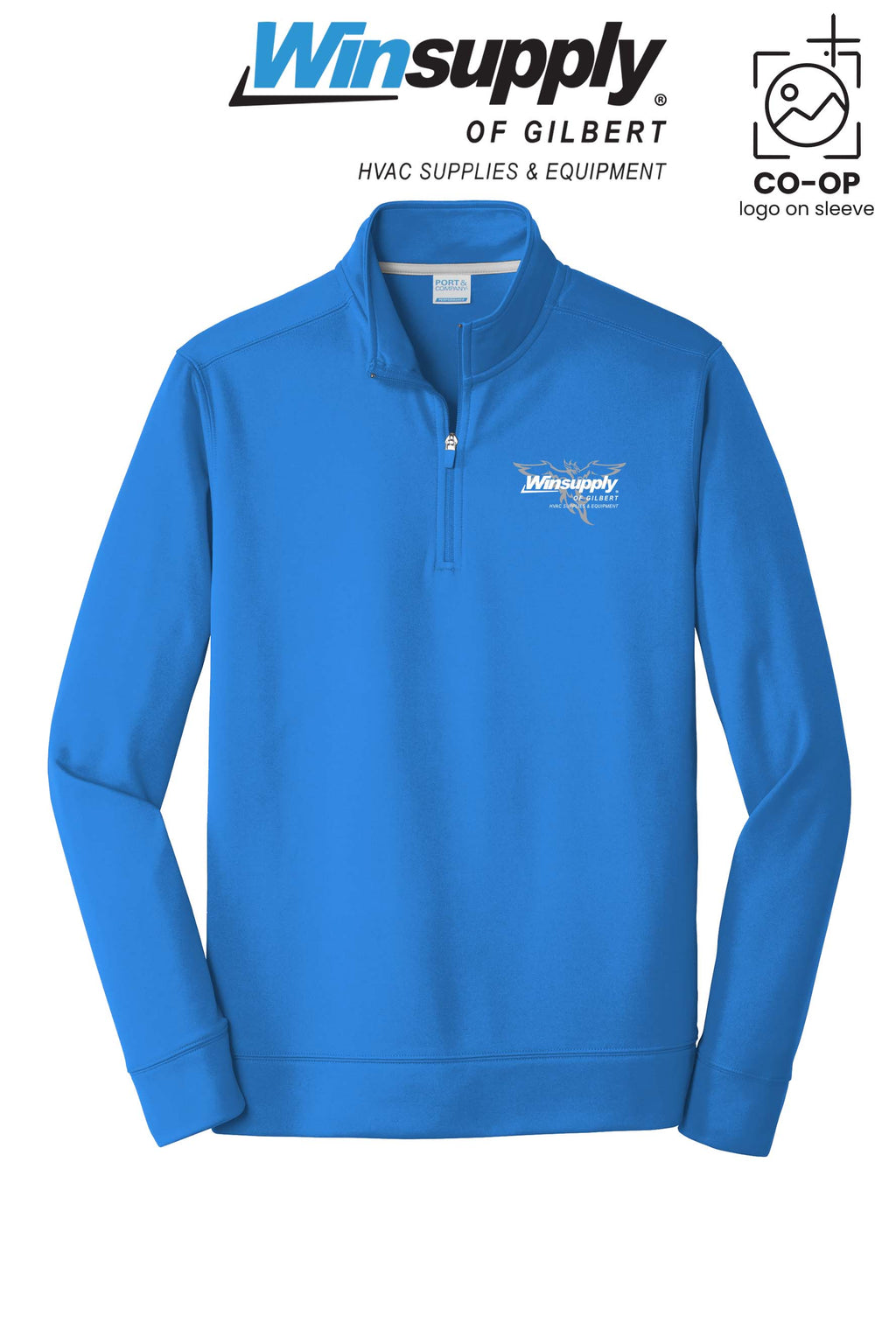 Port & Co™ Performance Fleece 1/4-Zip Pullover Sweatshirt - Winsupply of Gilbert