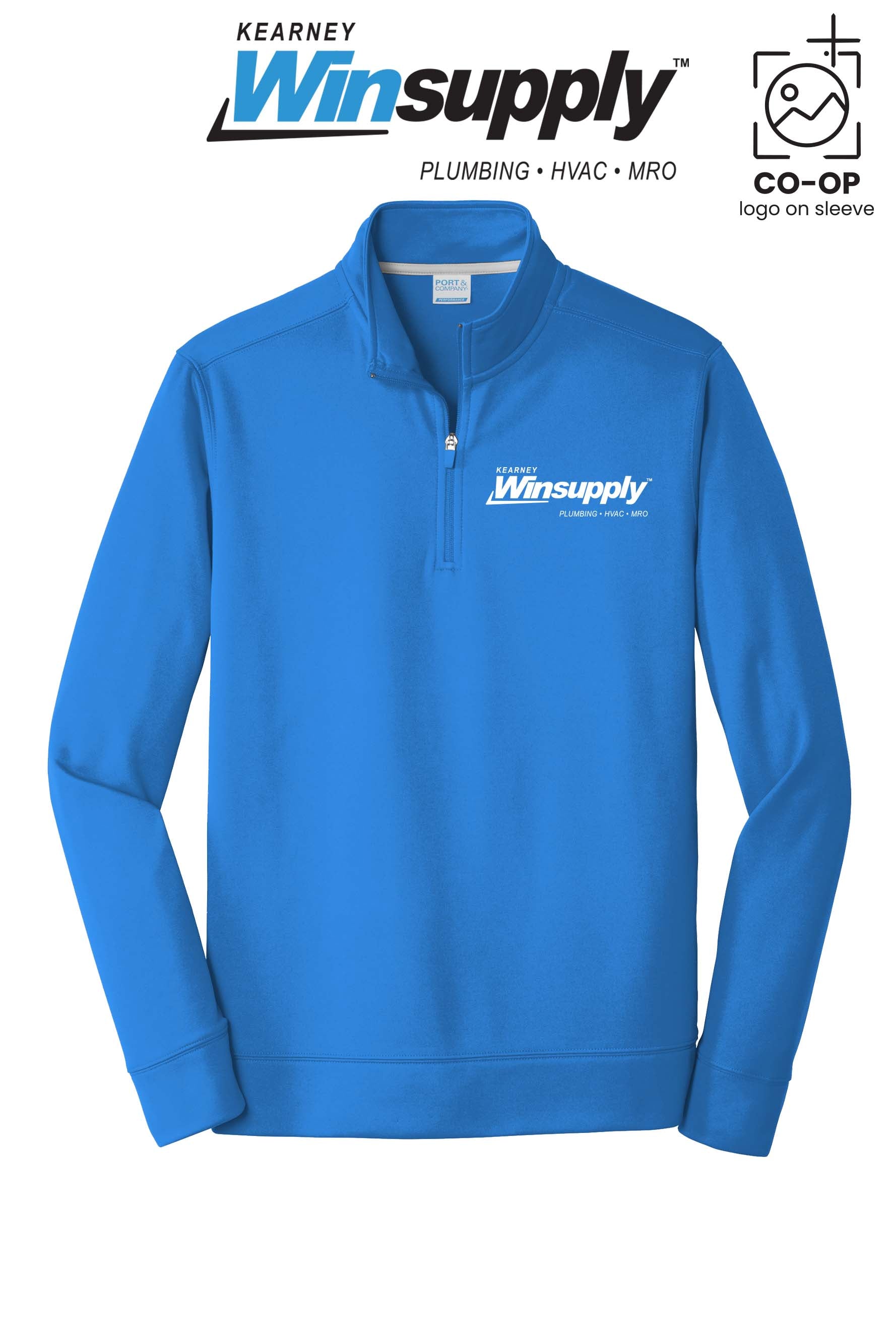 Port & Co™ Performance Fleece 1/4-Zip Pullover Sweatshirt - Kearney Winsupply