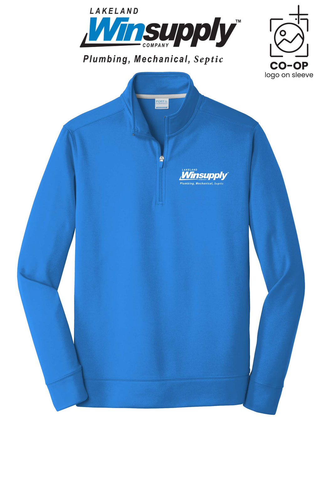 Port & Co™ Performance Fleece 1/4-Zip Pullover Sweatshirt - Lakeland Winsupply