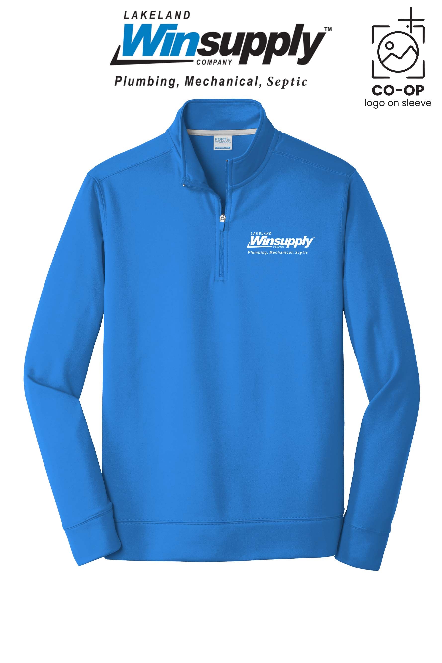 Port & Co™ Performance Fleece 1/4-Zip Pullover Sweatshirt - Lakeland Winsupply