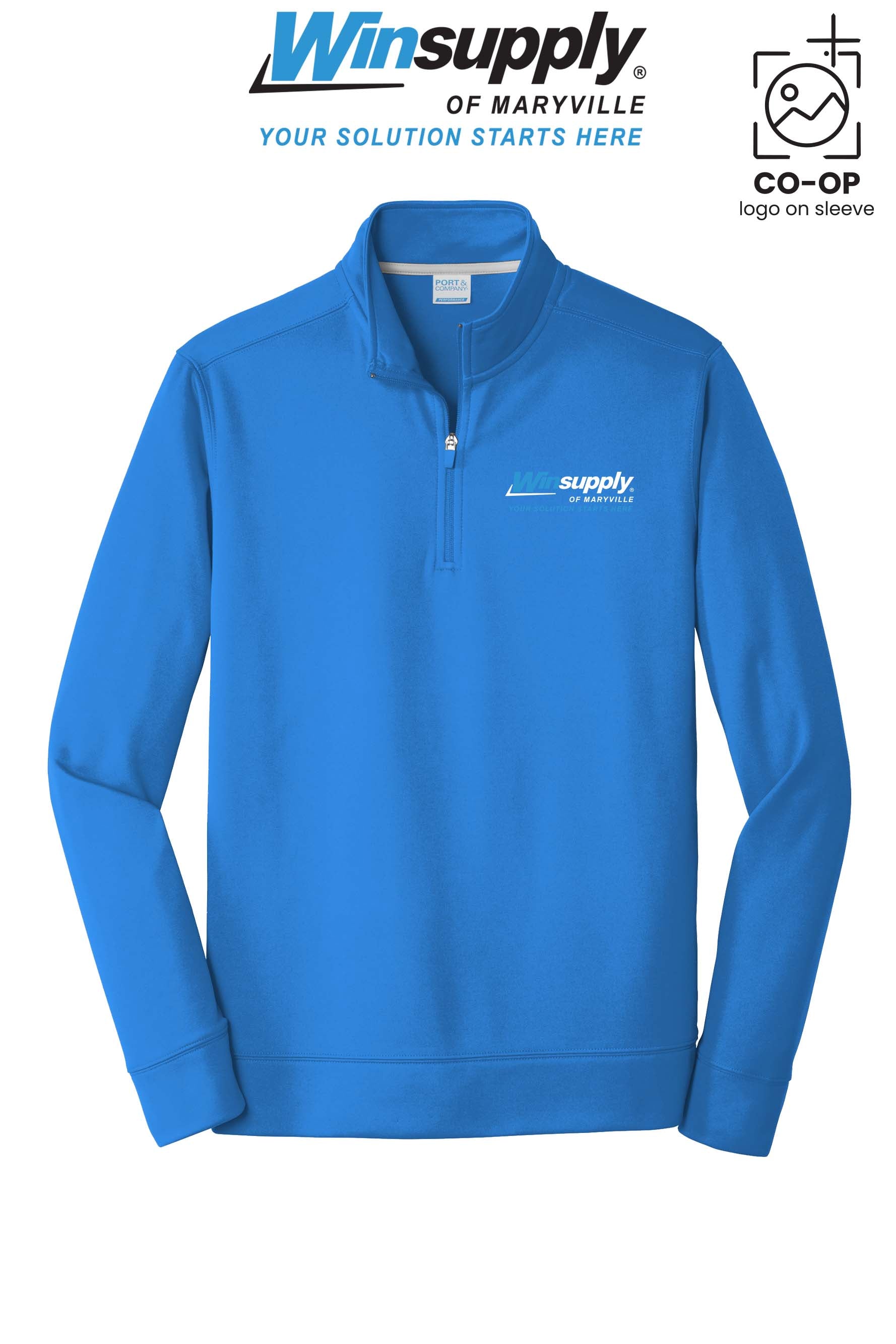 Port & Co™ Performance Fleece 1/4-Zip Pullover Sweatshirt - Winsupply of Maryville