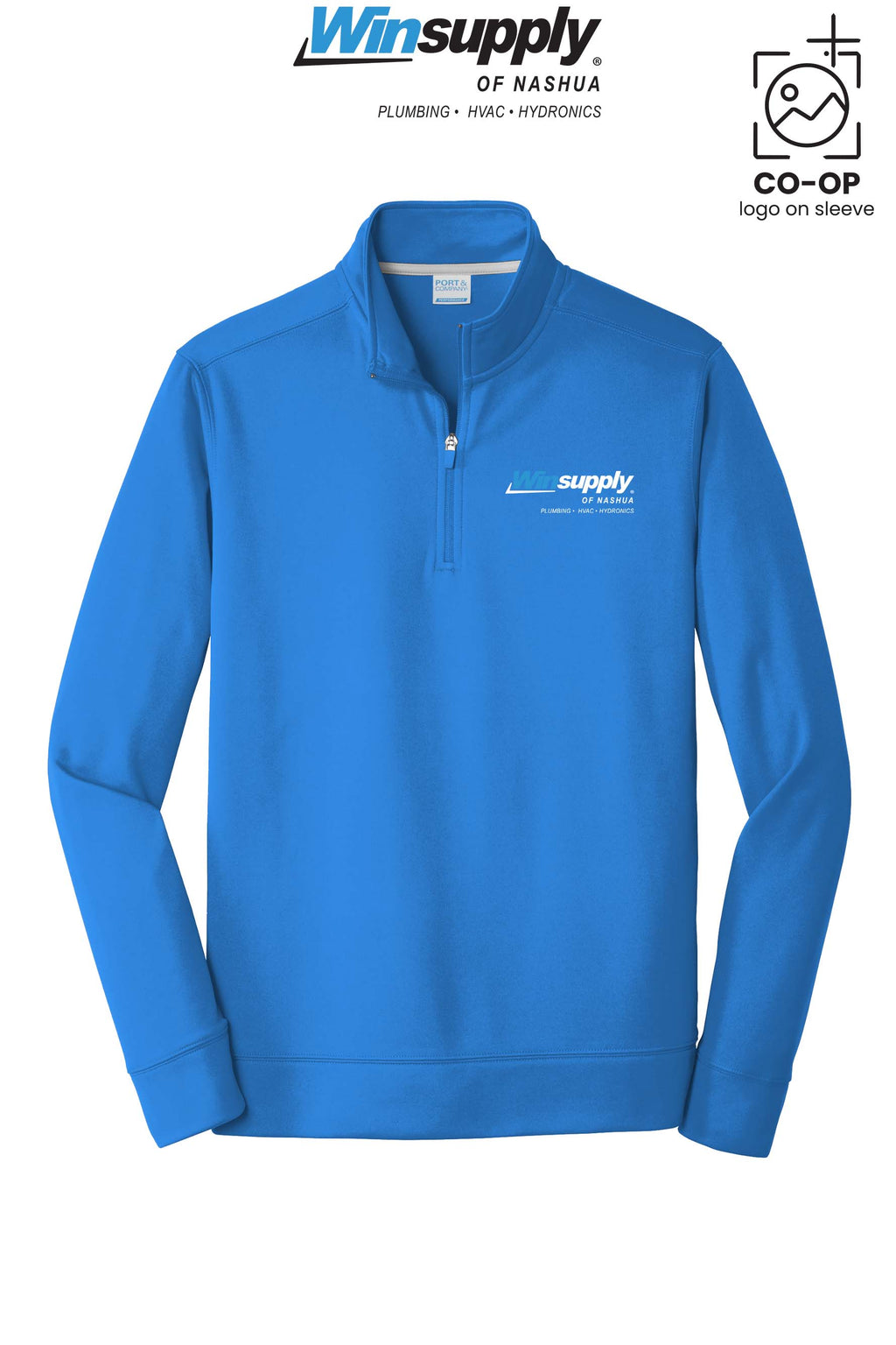 Port & Co™ Performance Fleece 1/4-Zip Pullover Sweatshirt - Winsupply of Nashua