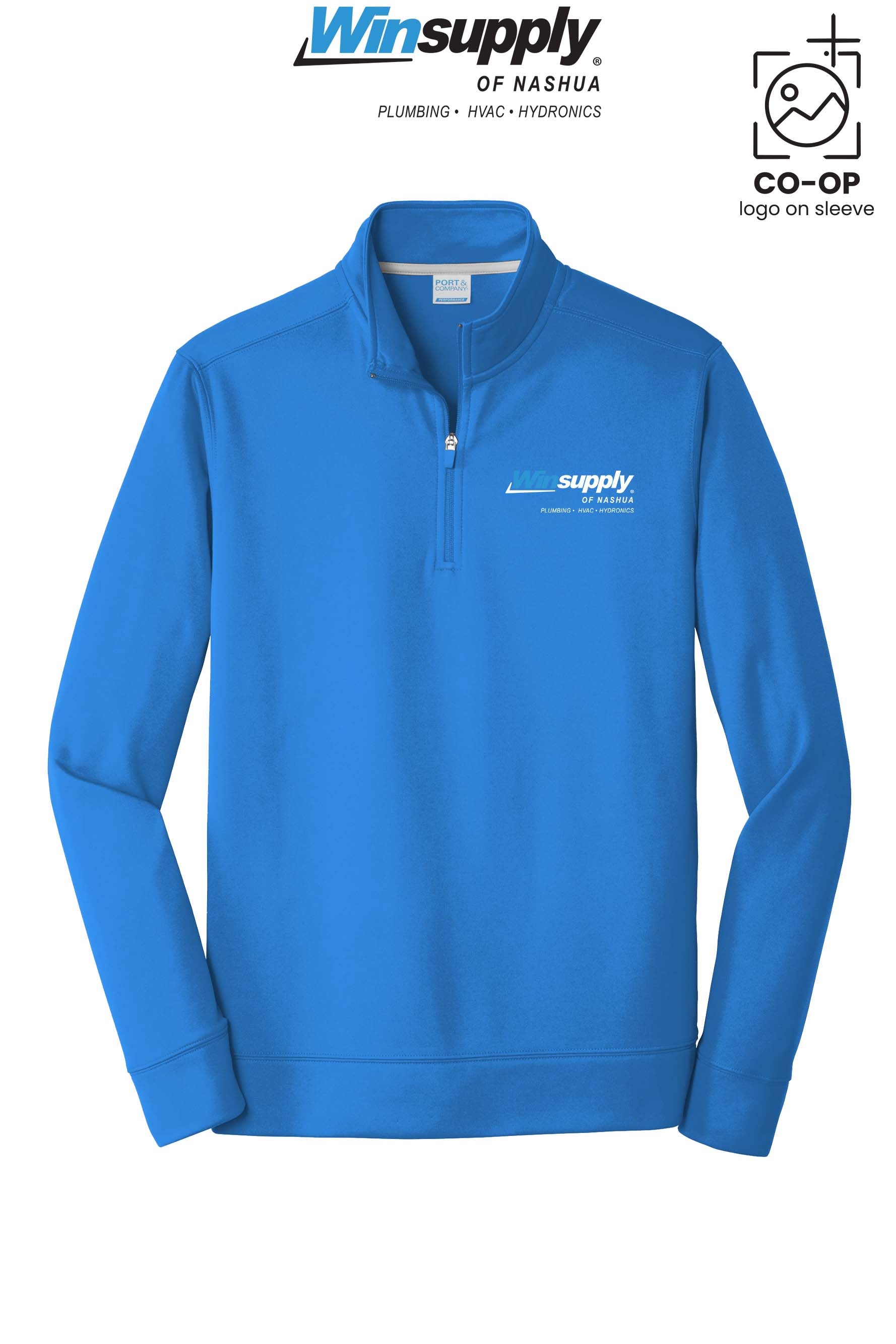 Port & Co™ Performance Fleece 1/4-Zip Pullover Sweatshirt - Winsupply of Nashua
