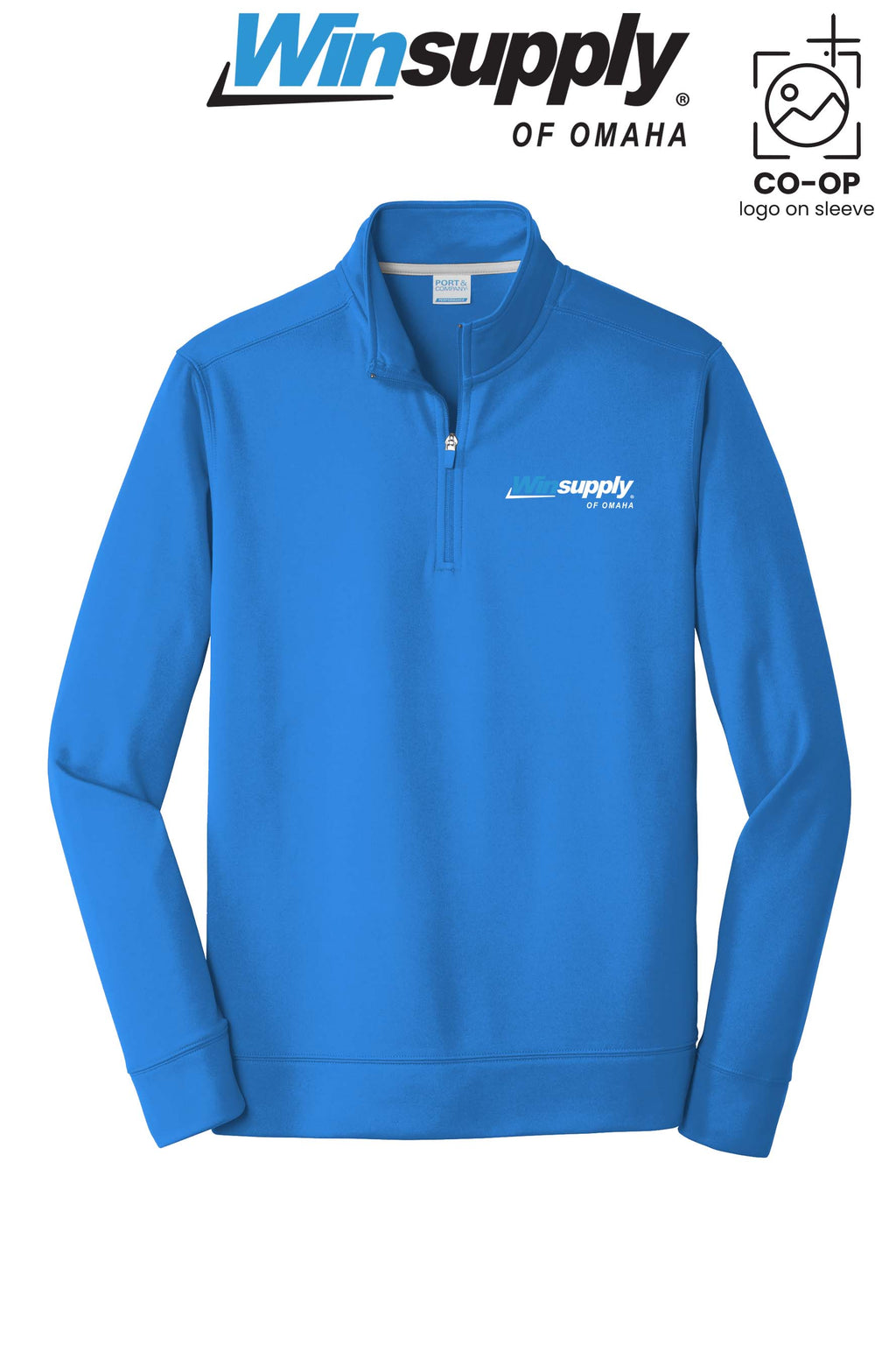 Port & Co™ Performance Fleece 1/4-Zip Pullover Sweatshirt - Winsupply of Omaha
