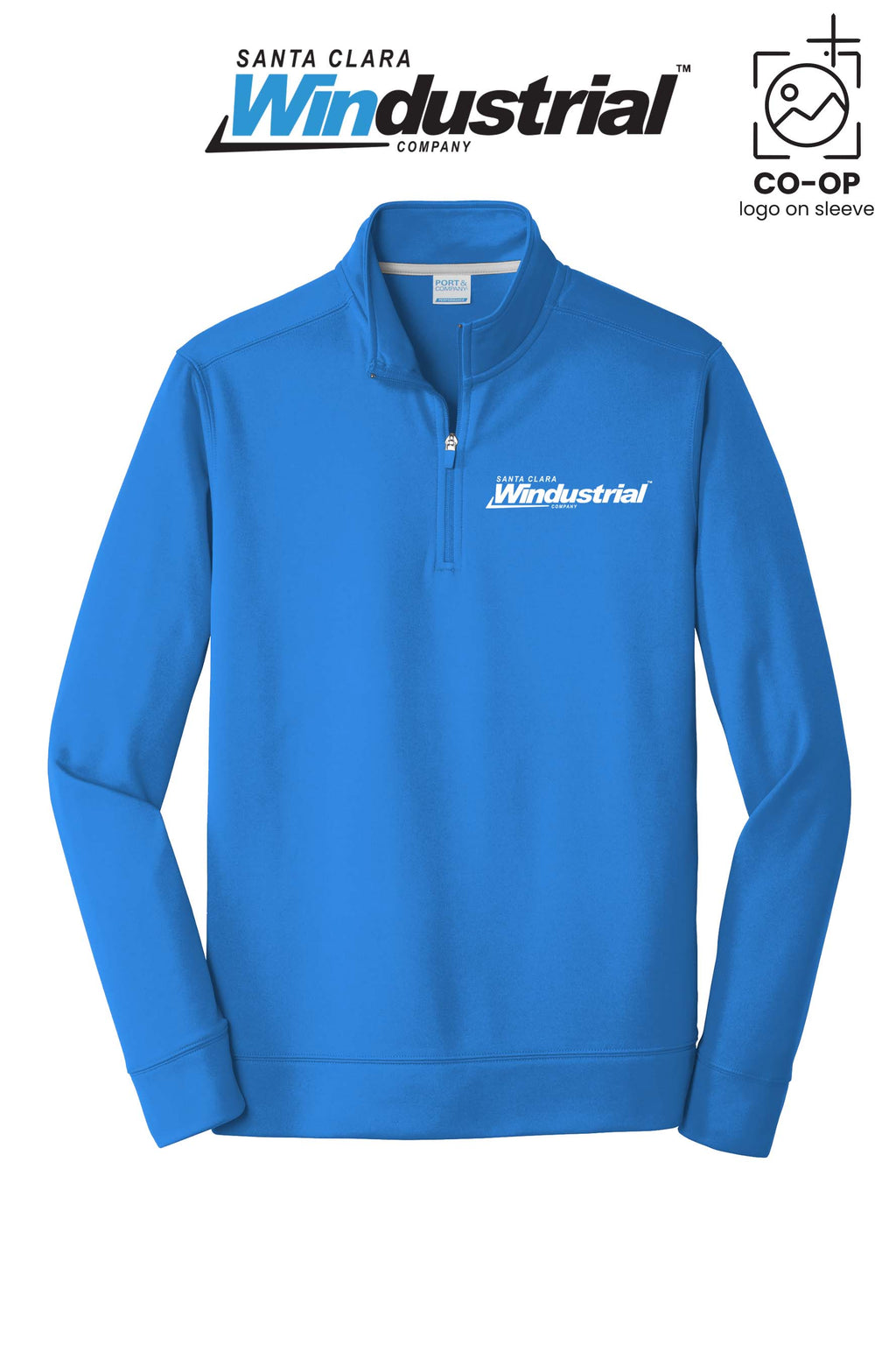 Port & Co™ Performance Fleece 1/4-Zip Pullover Sweatshirt - Santa Clara Windustrial