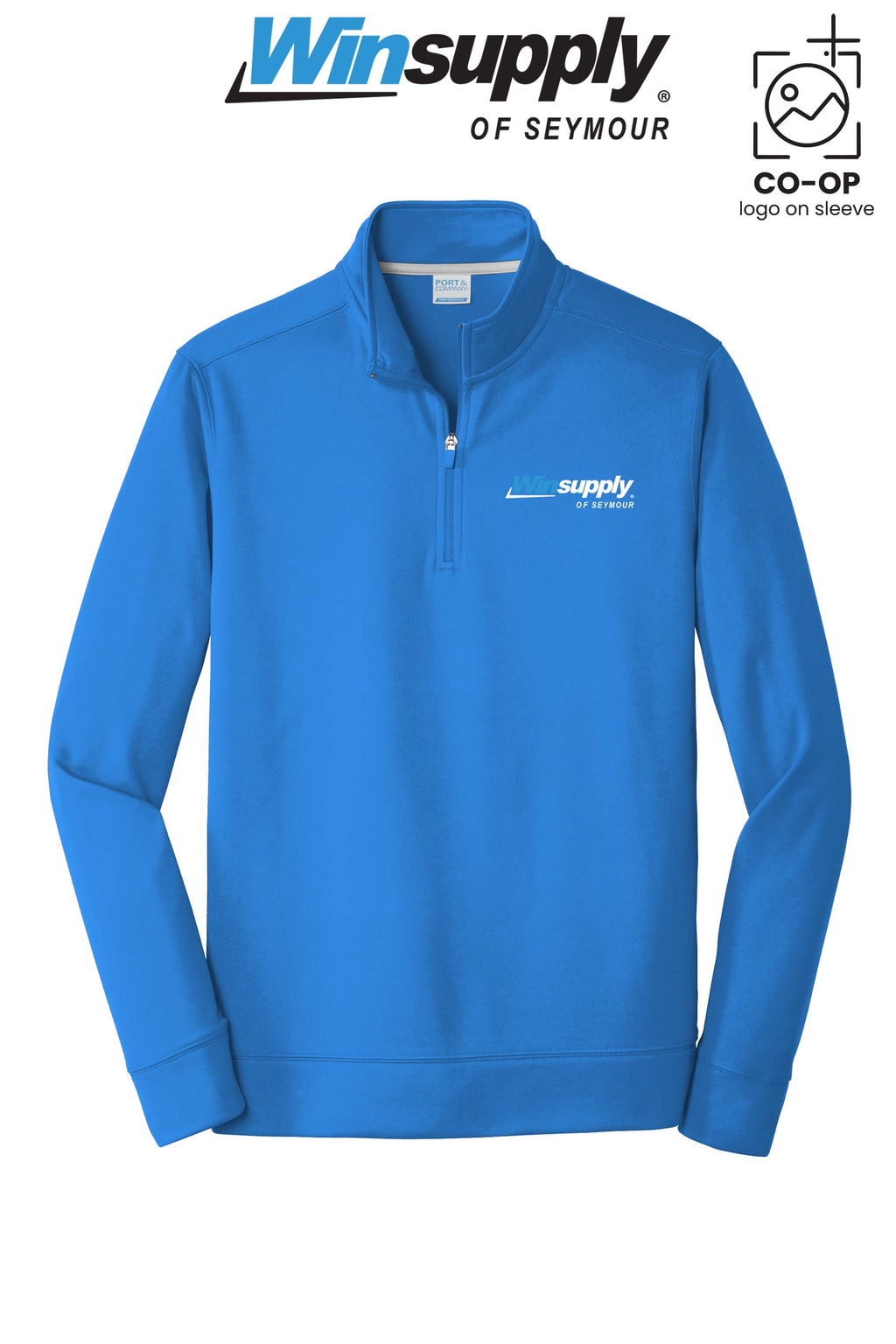 Port & Co™ Performance Fleece 1/4-Zip Pullover Sweatshirt - Winsupply of Seymour IN