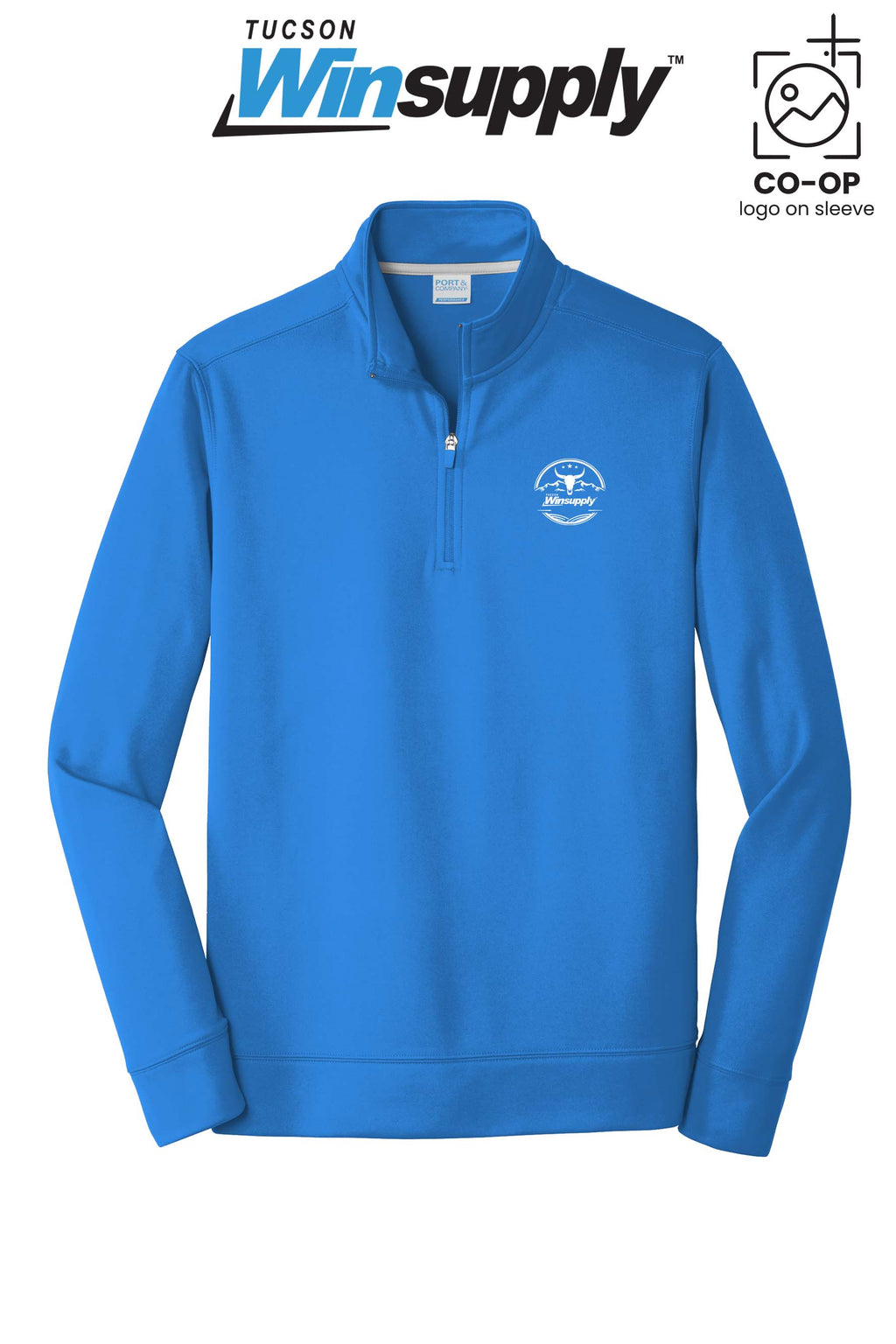 Port & Co™ Performance Fleece 1/4-Zip Pullover Sweatshirt - Winsupply Tucson AZ